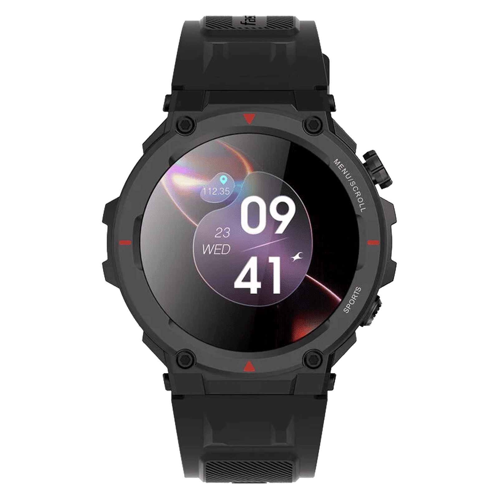 fastrack Xtreme Pro Smartwatch with Bluetooth Calling (36.3mm AMOLED Display, IP68 Water Resistant, Black Strap)_1