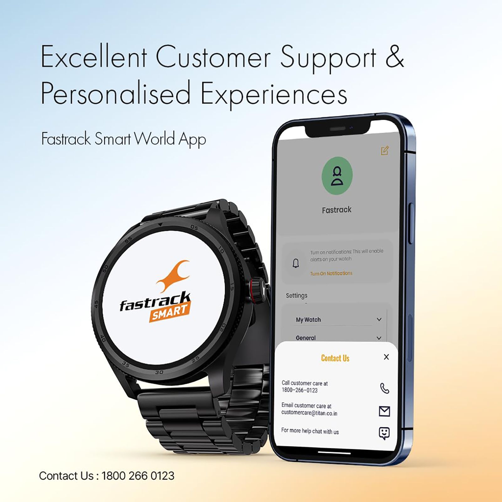 fastrack Magnus FX1 Smartwatch with Bluetooth Calling (35mm UltraVU Display, IP68 Water Resistant, Silver Strap)_14