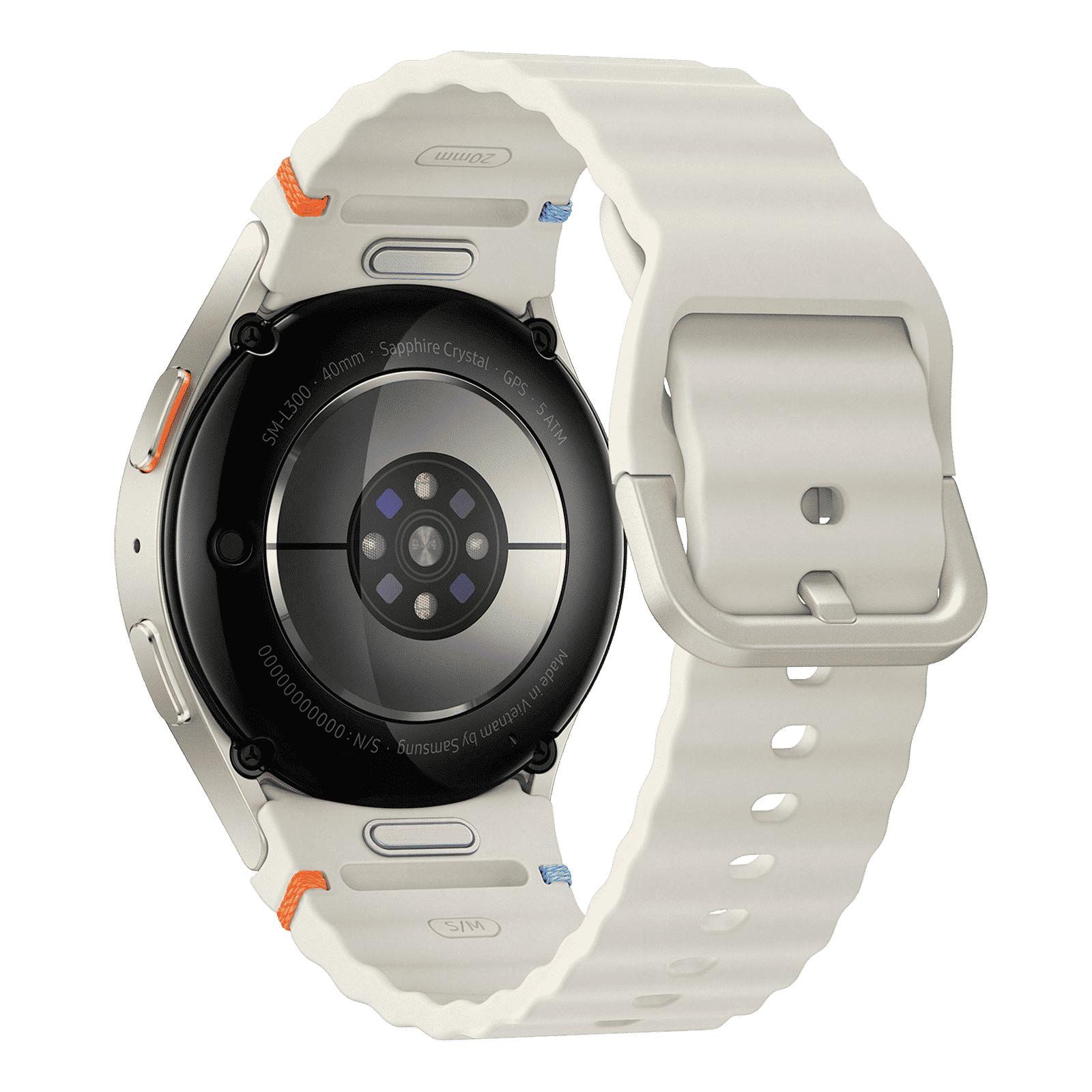 SAMSUNG Galaxy Watch7 Wi-Fi+Bluetooth Wear OS Smartwatch (33.3mm Super AMOLED Display, 3nm Processor, Dual-Frequency GPS, Cream Strap)_6