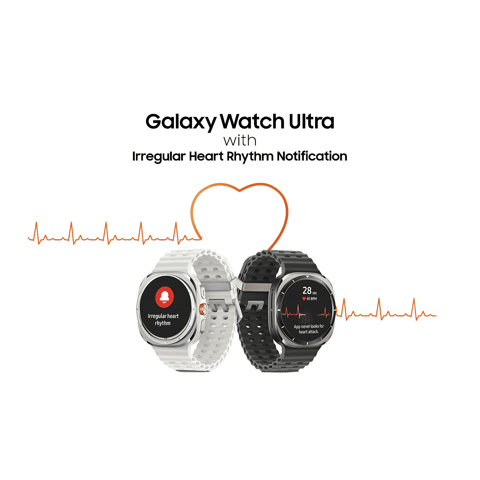 SAMSUNG Galaxy Watch Ultra Wi-Fi+LTE Wear OS Smartwatch (47mm Super AMOLED Display, 3nm Processor, Orange Strap)_8