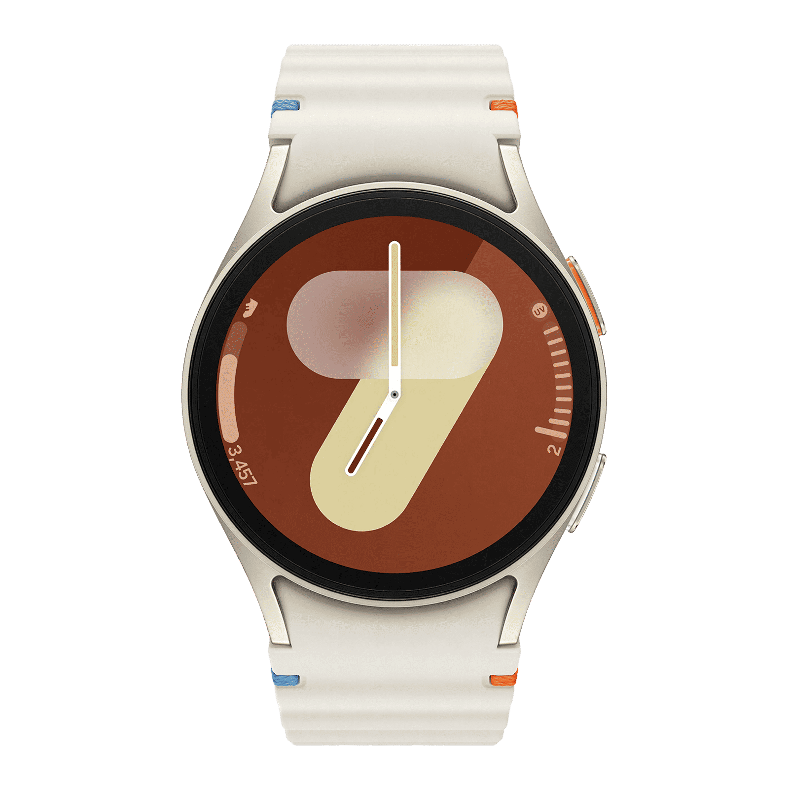 SAMSUNG Galaxy Watch7 Wi-Fi+4G SIM Wear OS Smartwatch (33.3mm Super AMOLED Display, 3nm Processor, Dual-Frequency GPS, Cream Strap)_1