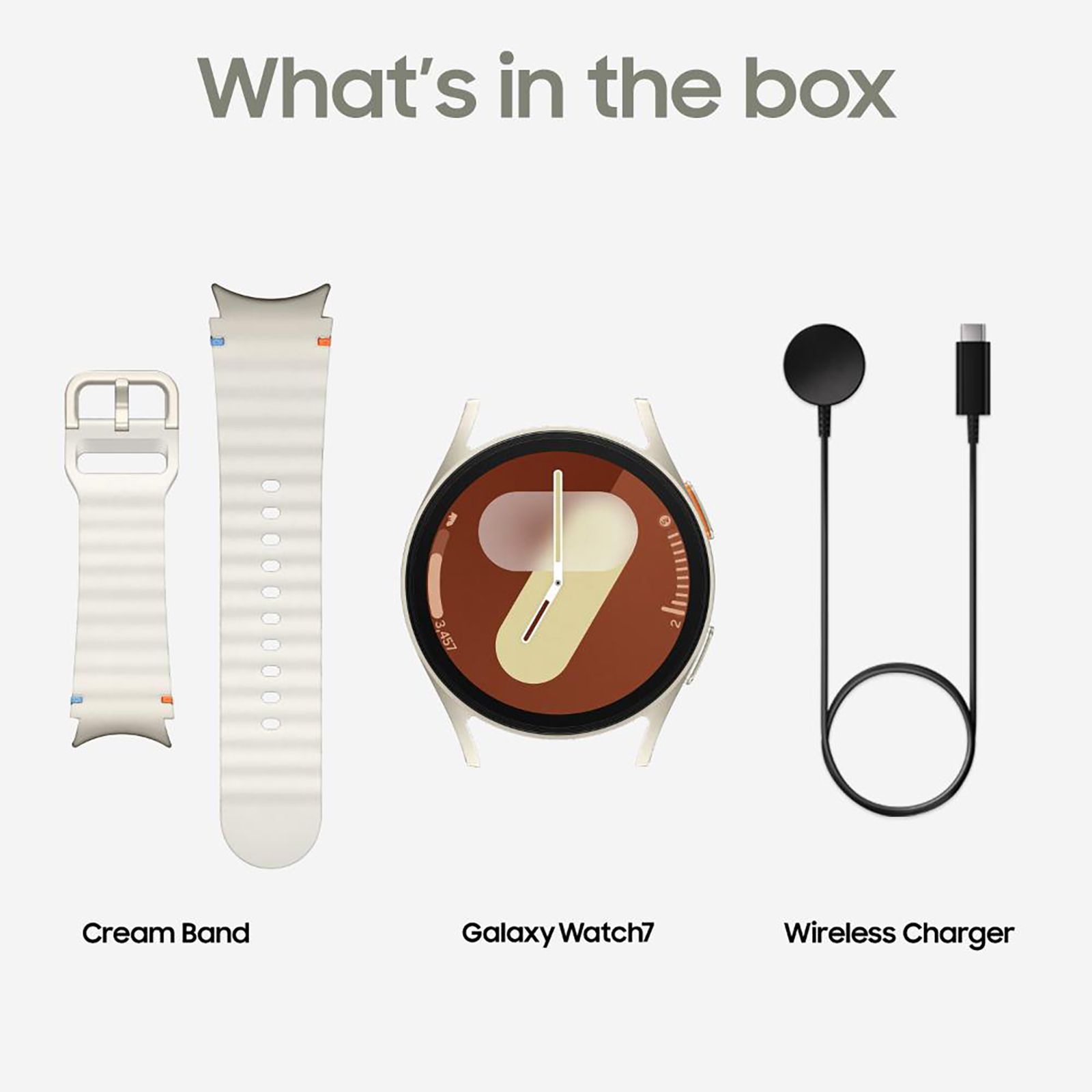 SAMSUNG Galaxy Watch7 Wi-Fi+4G SIM Wear OS Smartwatch (33.3mm Super AMOLED Display, 3nm Processor, Dual-Frequency GPS, Cream Strap)_8