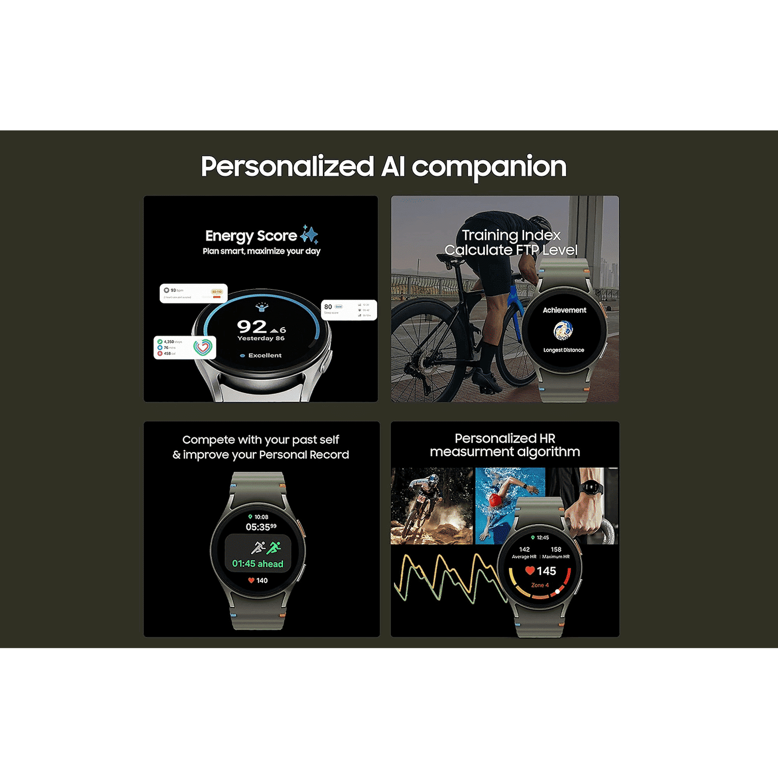 SAMSUNG Galaxy Watch7 Wi-Fi+4G SIM Wear OS Smartwatch (33.3mm Super AMOLED Display, 3nm Processor, Dual-Frequency GPS, Cream Strap)_12