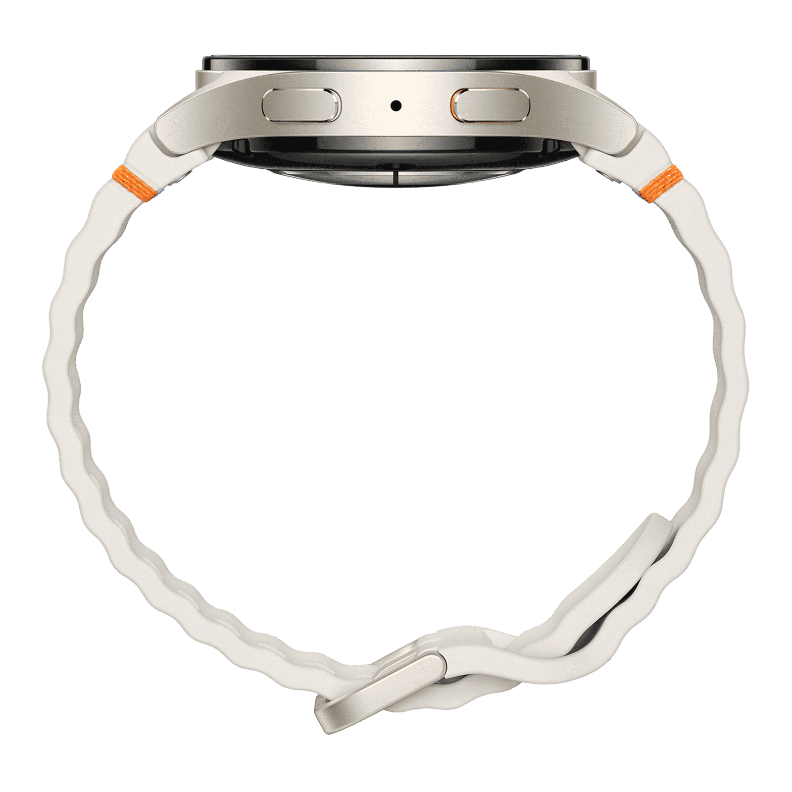 SAMSUNG Galaxy Watch7 Wi-Fi+4G SIM Wear OS Smartwatch (33.3mm Super AMOLED Display, 3nm Processor, Dual-Frequency GPS, Cream Strap)_6