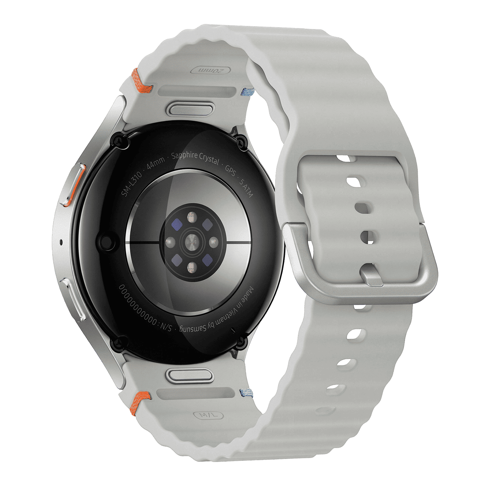 SAMSUNG Galaxy Watch7 Wi-Fi+Bluetooth Wear OS Smartwatch (37.3mm Super AMOLED Display, 3nm Processor, Dual-Frequency GPS, Silver Strap)_5