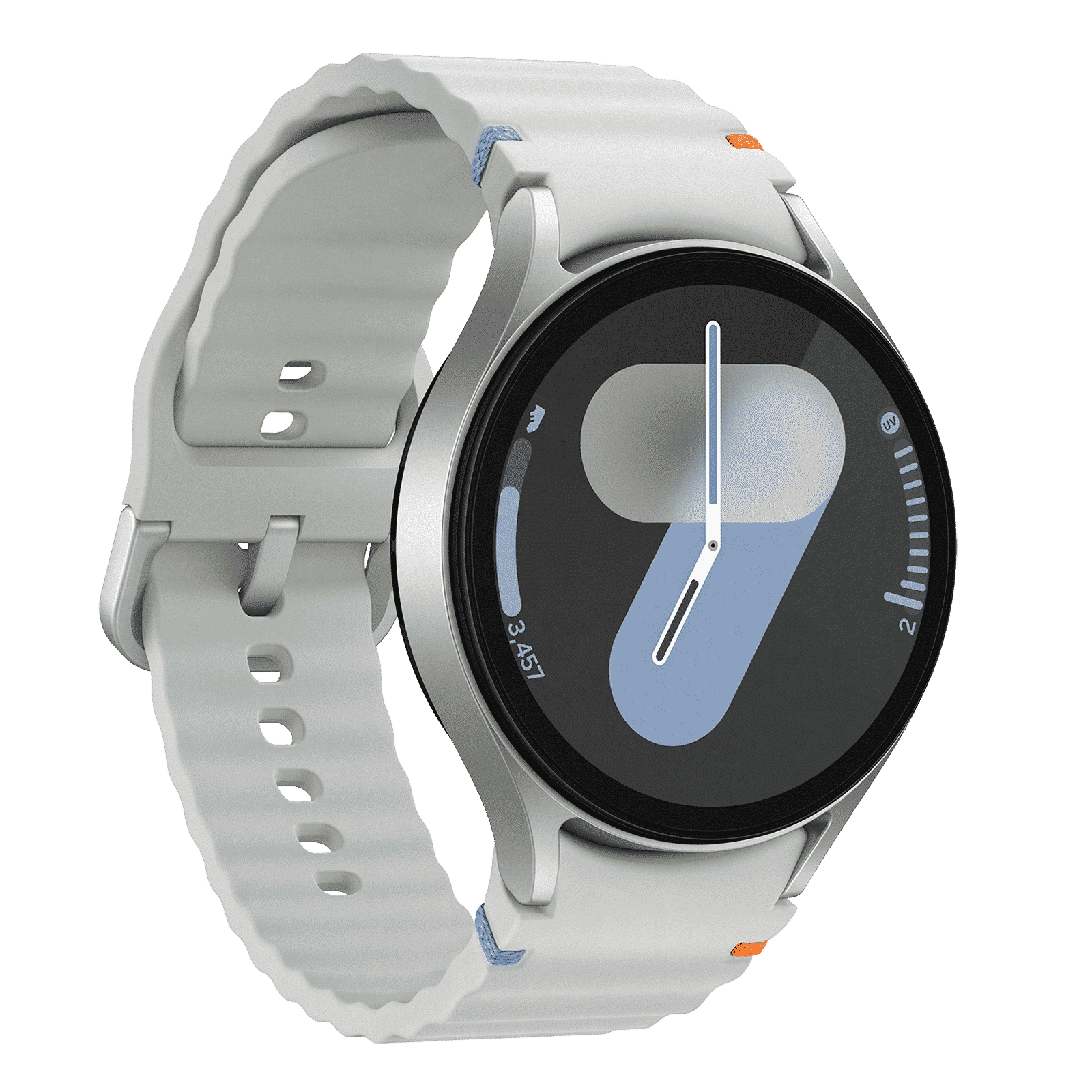 SAMSUNG Galaxy Watch7 Wi-Fi+4G SIM Wear OS Smartwatch (37.3mm Super AMOLED Display, 3nm Processor, Dual-Frequency GPS, Silver Strap)_4