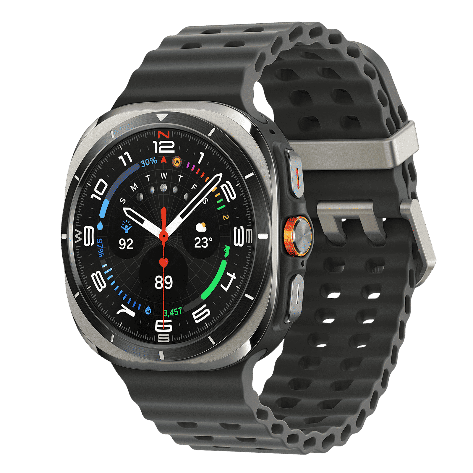 SAMSUNG Galaxy Watch Ultra Wi-Fi+4G SIM Wear OS Smartwatch (37.3mm Super AMOLED Display, 3nm Processor, Dual-Frequency GPS, Dark Gray Strap) SAMSUNG Galaxy Watch Ultra Wi-Fi+4G SIM Wear OS Smartwatch (37.3mm Super AMOLED Display, 3nm Processor, Dual-Frequency GPS, Dark Gray Strap)_3