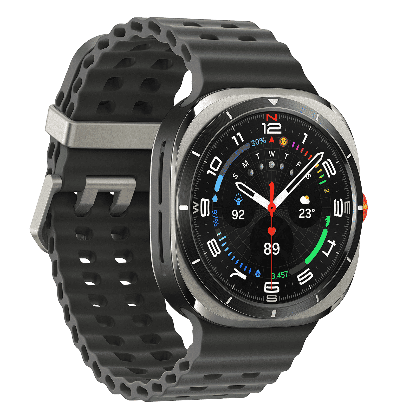 SAMSUNG Galaxy Watch Ultra Wi-Fi+4G SIM Wear OS Smartwatch (37.3mm Super AMOLED Display, 3nm Processor, Dual-Frequency GPS, Dark Gray Strap) SAMSUNG Galaxy Watch Ultra Wi-Fi+4G SIM Wear OS Smartwatch (37.3mm Super AMOLED Display, 3nm Processor, Dual-Frequency GPS, Dark Gray Strap)_4