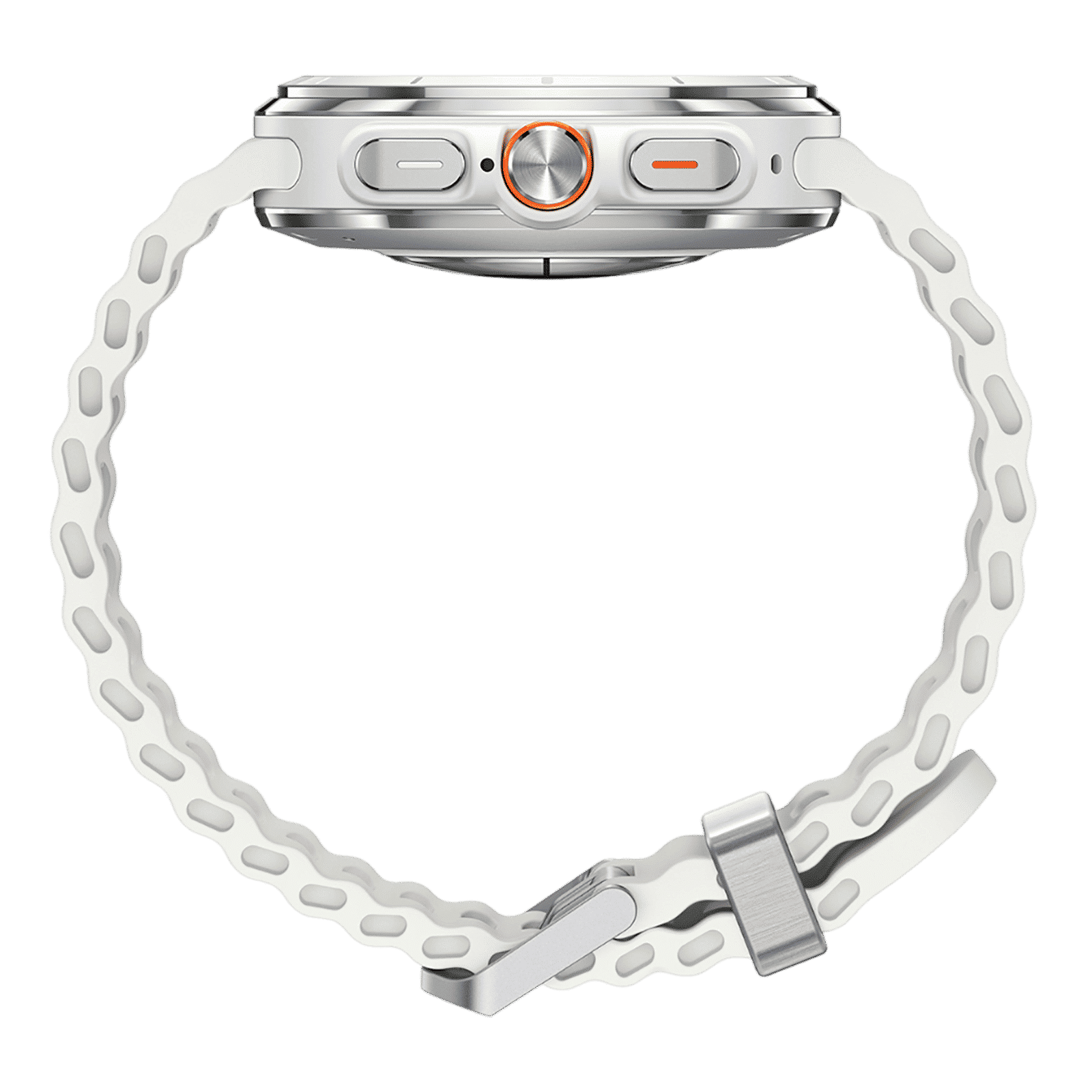 SAMSUNG Galaxy Watch Ultra Wi-Fi+4G SIM Wear OS Smartwatch (37.3mm Super AMOLED Display, 3nm Processor, Dual-Frequency GPS, White Strap)_7