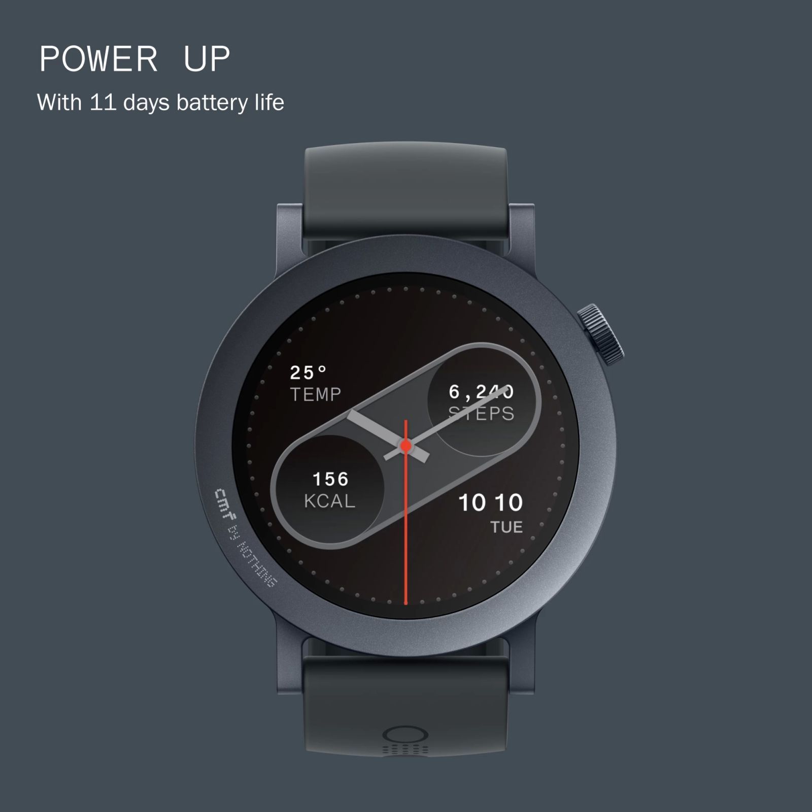Nothing Watch Pro 2 Smartwatch with Bluetooth Calling (33.52mm AMOLED Display, IP68 Water Resistant, Dark Grey Strap)_9