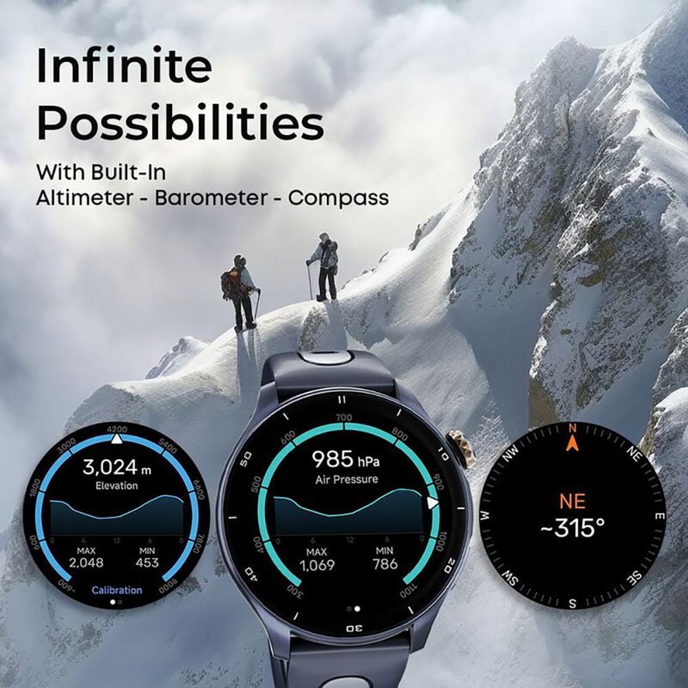 TITAN Celestor Smartwatch with Bluetooth Calling (36mm AMOLED Display, 3ATM Water Resistant, Blue Strap)_5