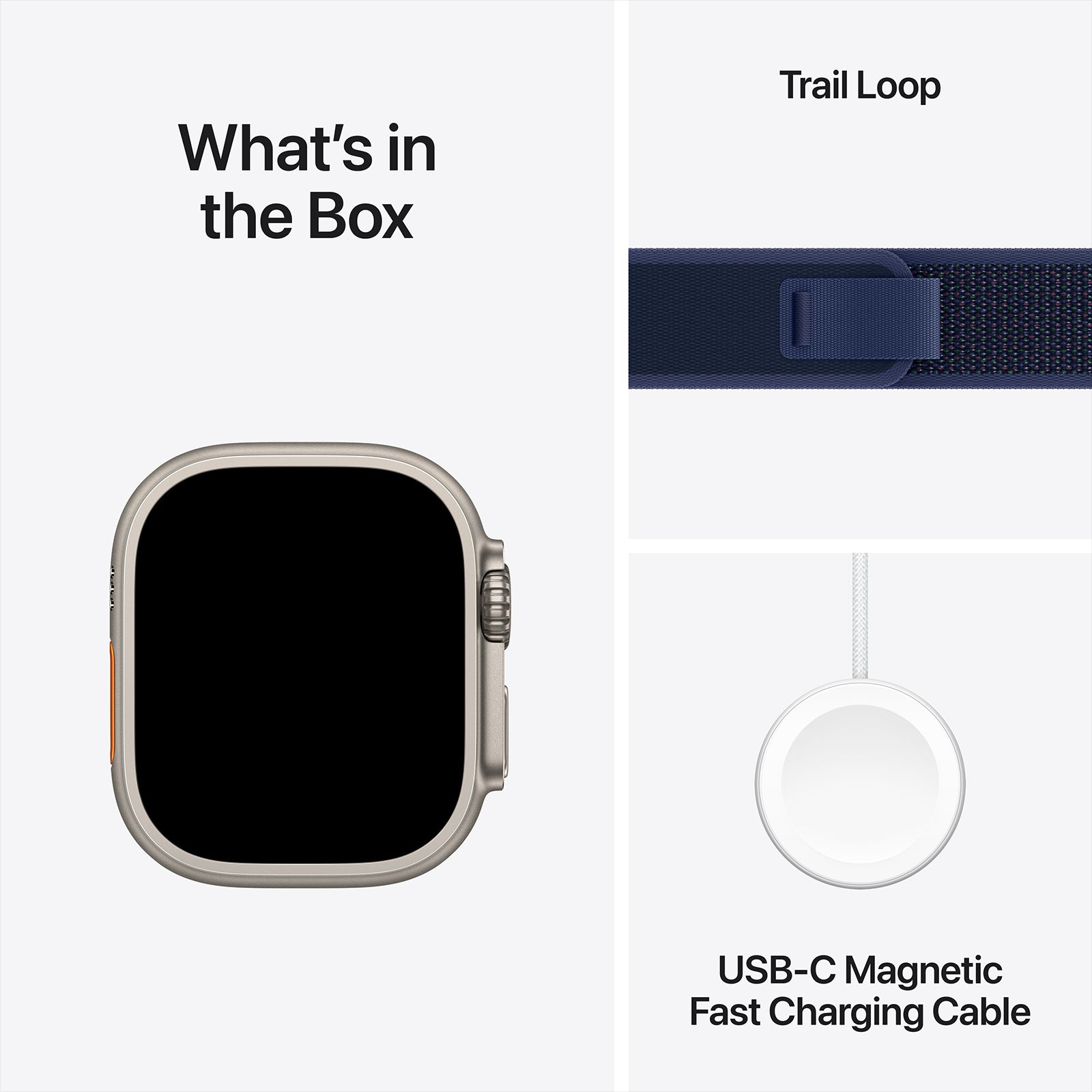 Apple Watch Ultra 2 GPS+LTE with Trail Loop - M/L (49mm Retina LTPO2 OLED Display, Natural Titanium Case) Apple Watch Ultra 2 GPS+LTE with Trail Loop - M/L (49mm Retina LTPO2 OLED Display, Natural Titanium Case)_9