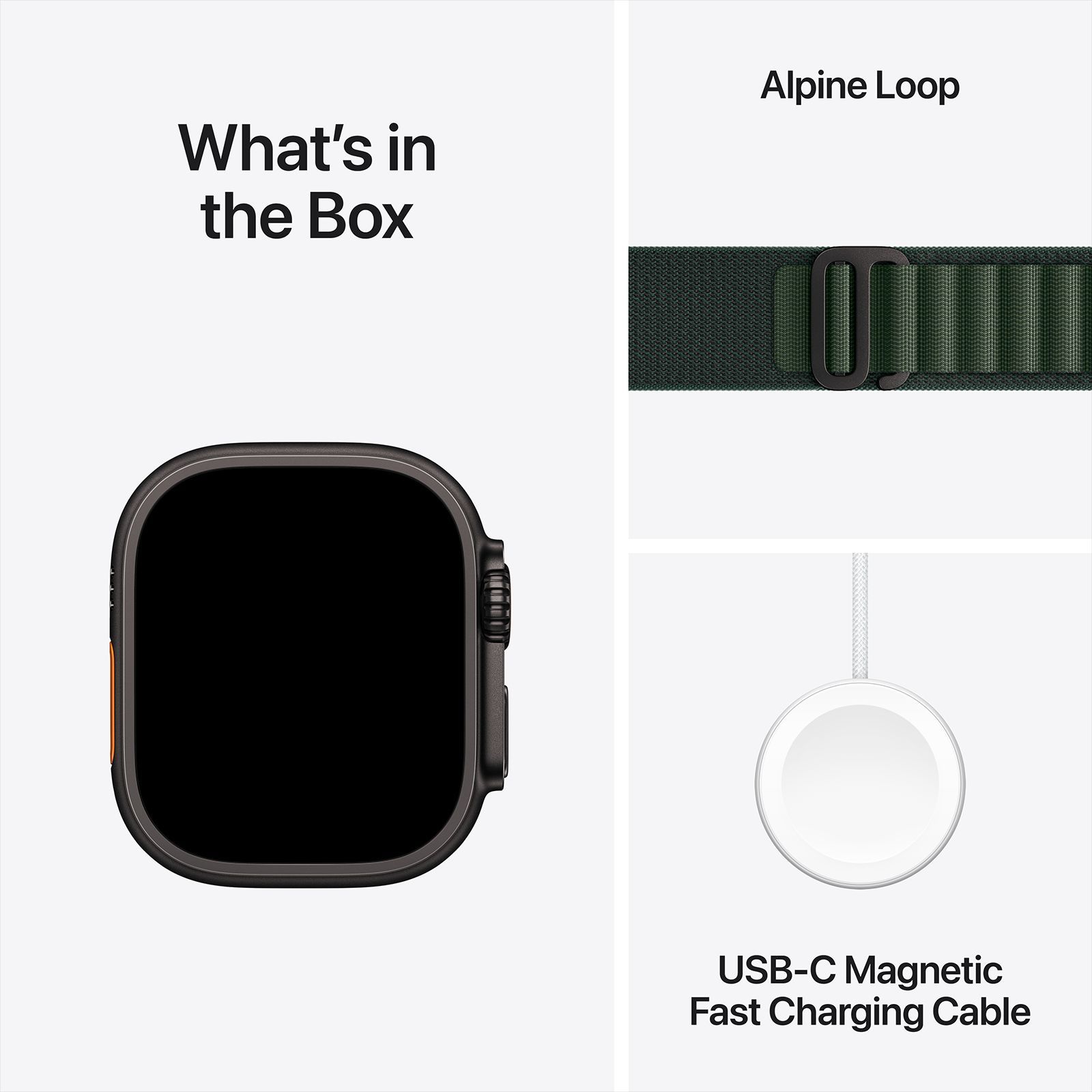 Apple Watch Ultra 2 GPS+LTE with Alpine Loop - M (49mm Retina LTPO2 OLED Display, Black Titanium Case)_9