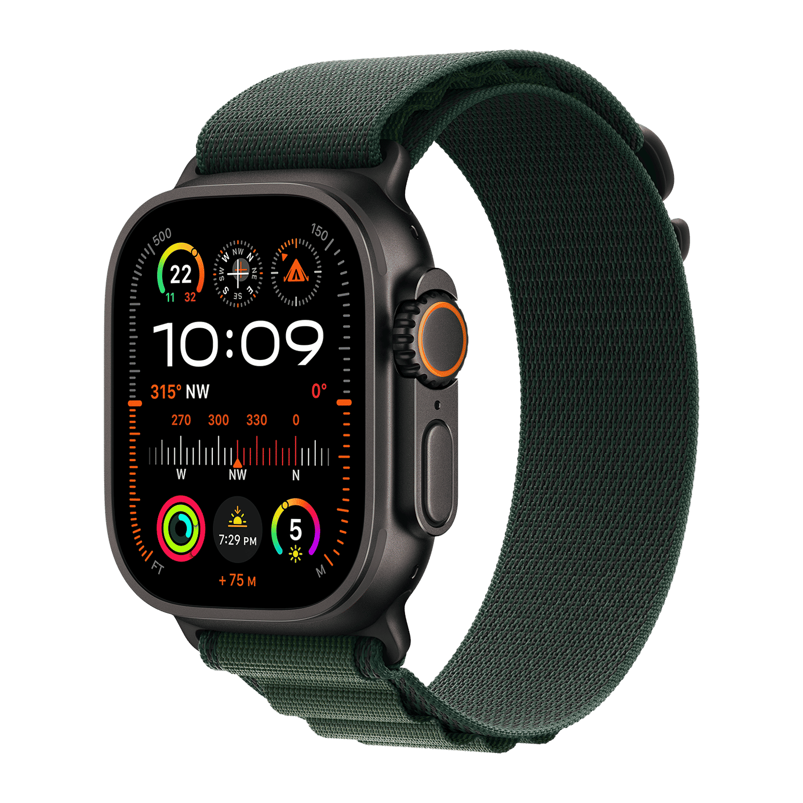 Apple Watch Ultra 2 GPS+LTE with Alpine Loop - L (49mm Retina LTPO2 OLED Display, Black Titanium Case)_1
