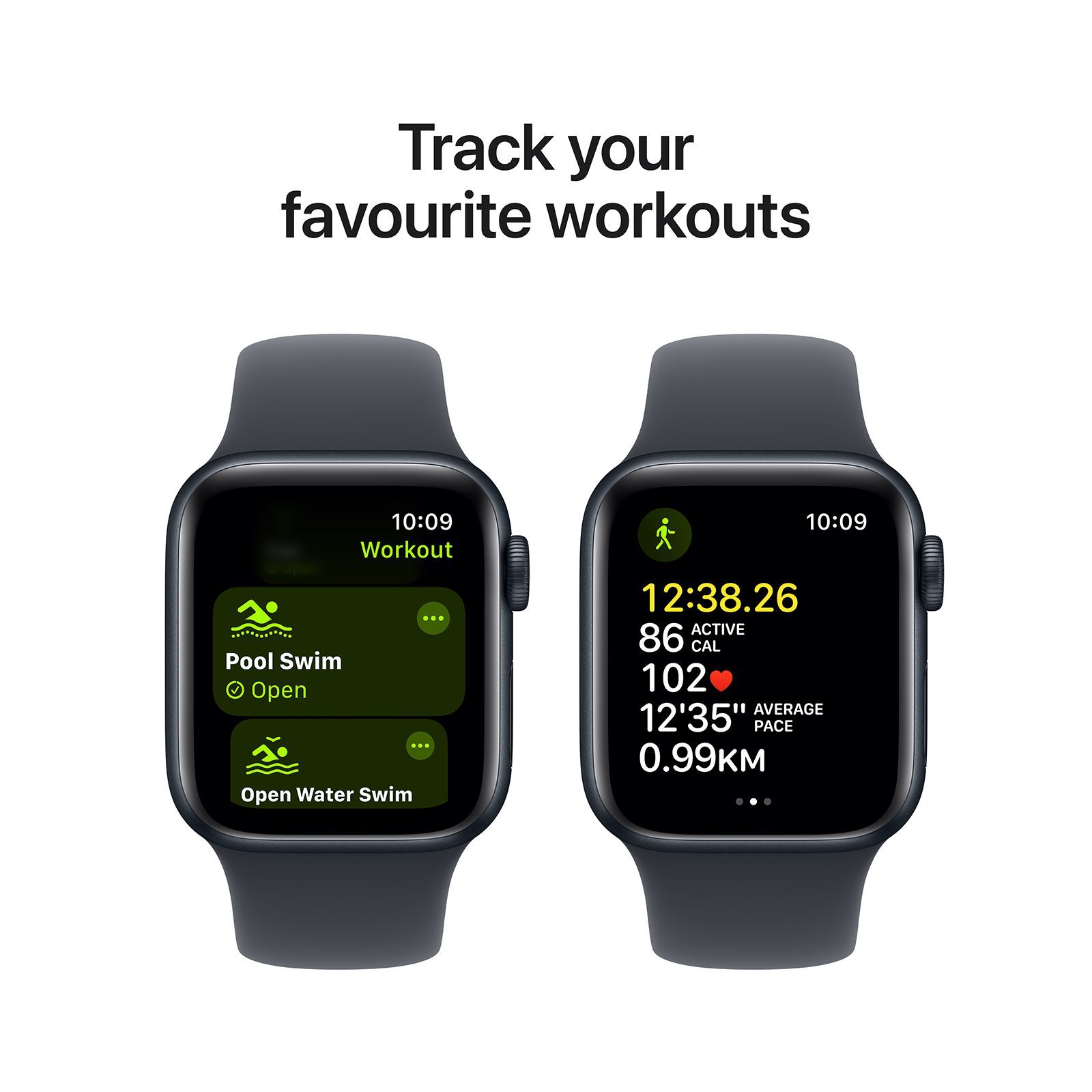 Apple Watch SE GPS with Midnight Sport Band - S/M (40mm Retina LTPO OLED Display, Midnight Aluminium Case)_5