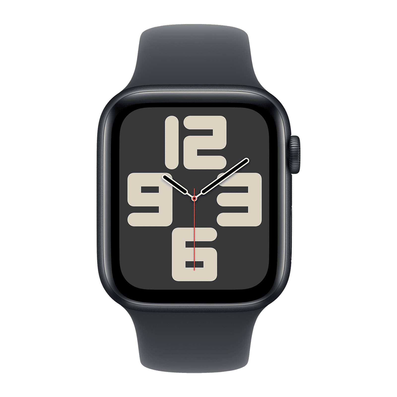 Apple Watch SE GPS with Midnight Sport Band - S/M (44mm Retina LTPO OLED Display, Midnight Aluminium Case)_2