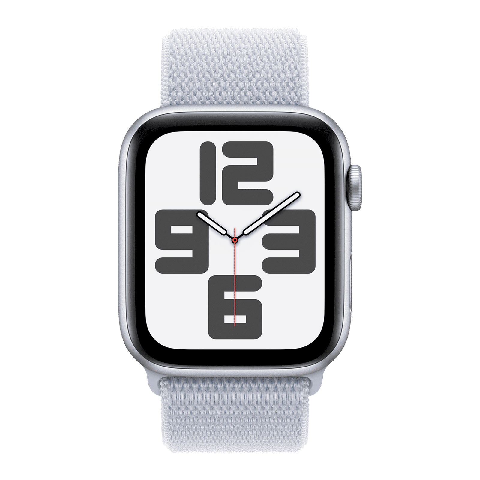 Apple Watch SE GPS+LTE with Blue Cloud Sport Loop (44mm Retina LTPO OLED Display, Silver Aluminium Case)_2