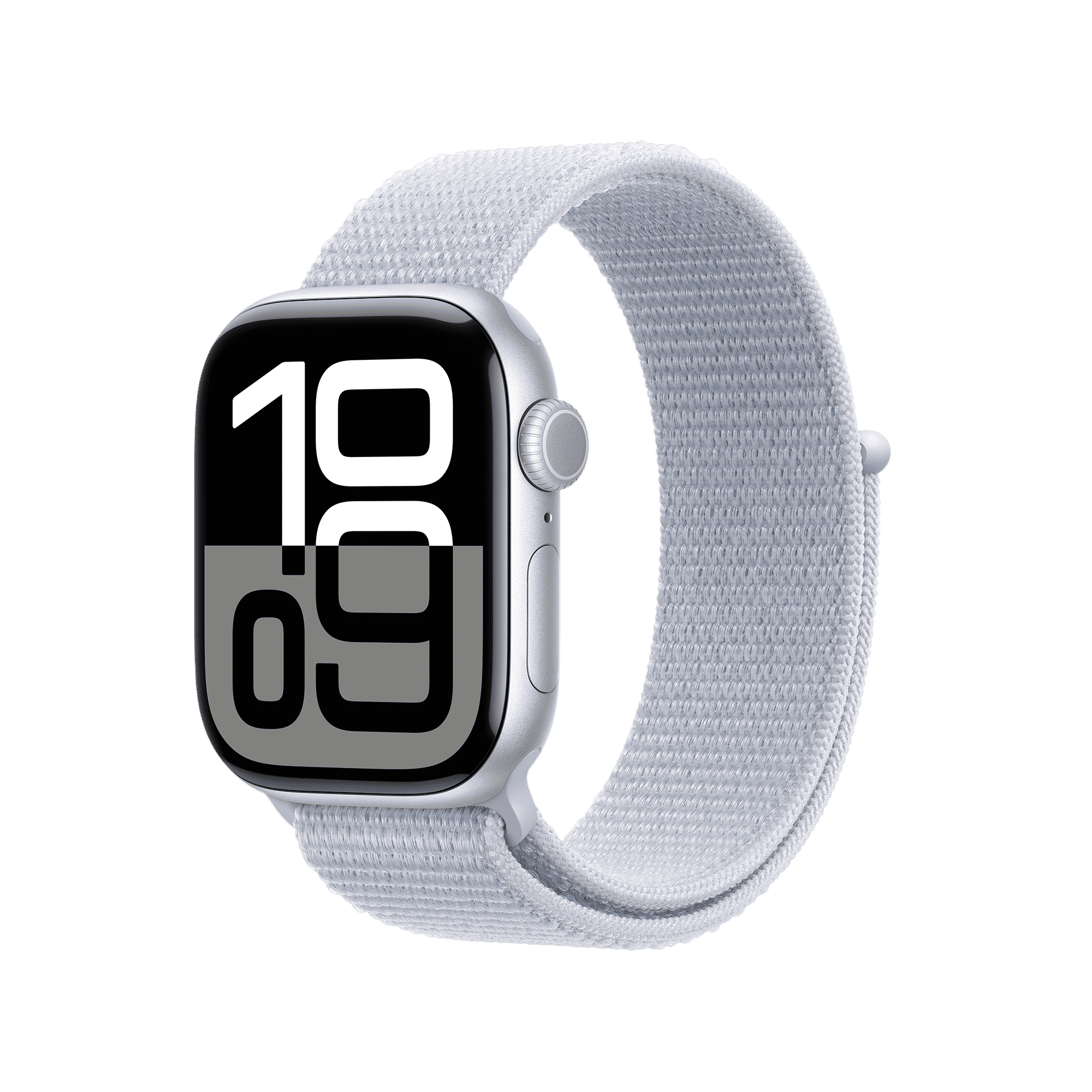 Apple Watch Series 10 GPS with Sport Loop (42mm Retina LTPO3 OLED Display, Silver Aluminium Case)_1