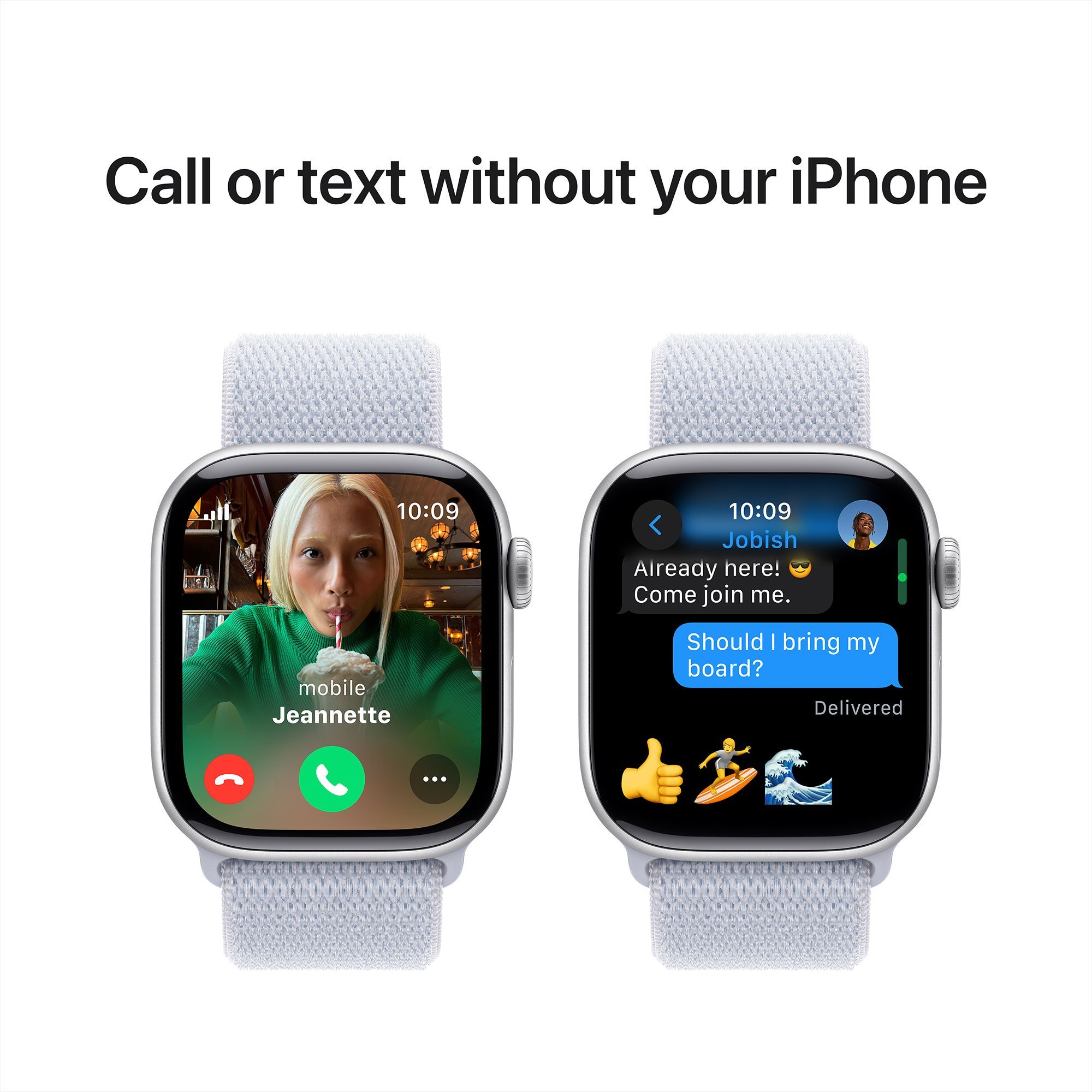 Apple Watch Series 10 GPS with Sport Loop (42mm Retina LTPO3 OLED Display, Silver Aluminium Case)_7