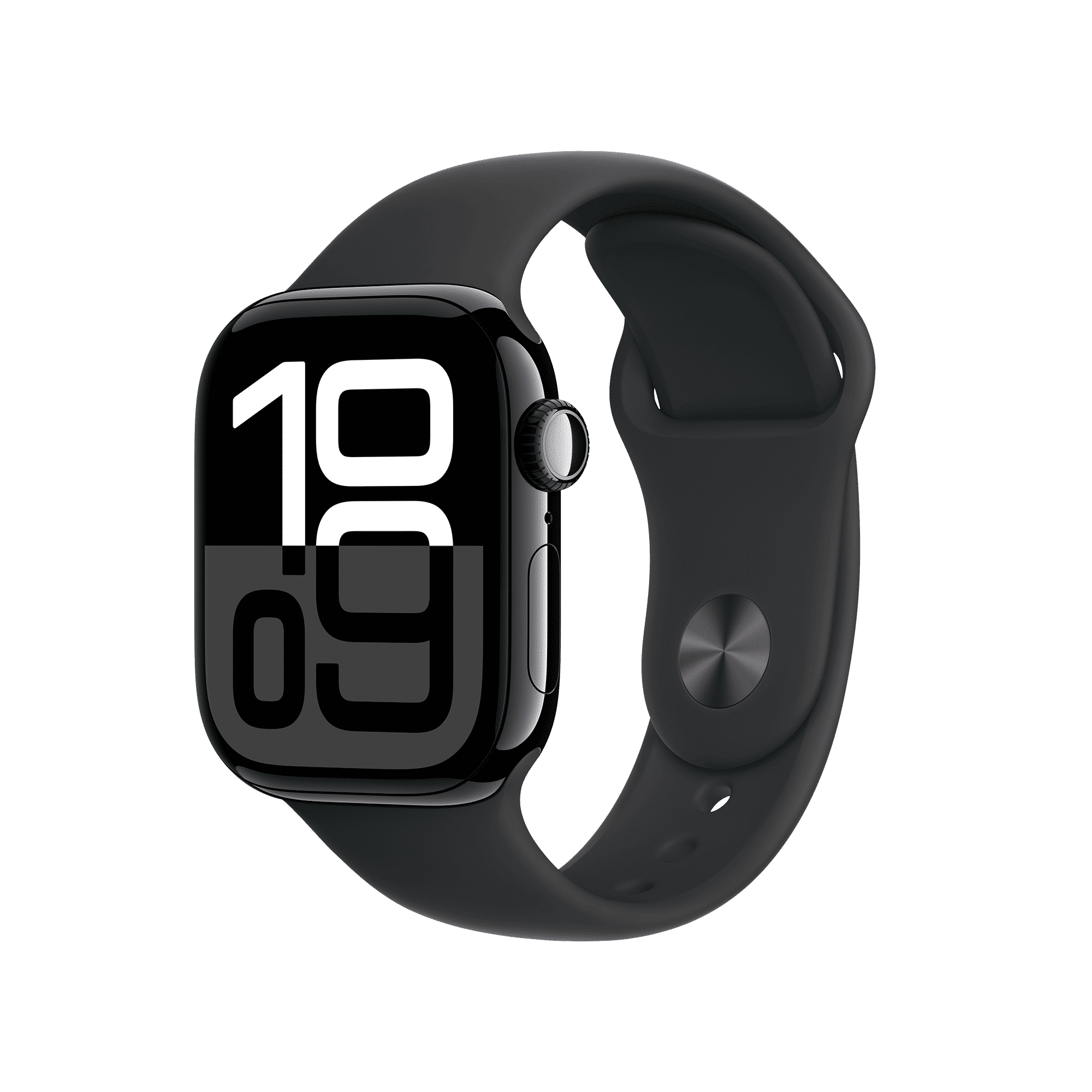 Apple Watch Series 10 GPS with Sport Band - M/L (42mm Retina LTPO3 OLED Display, Jet Black Aluminium Case)_1