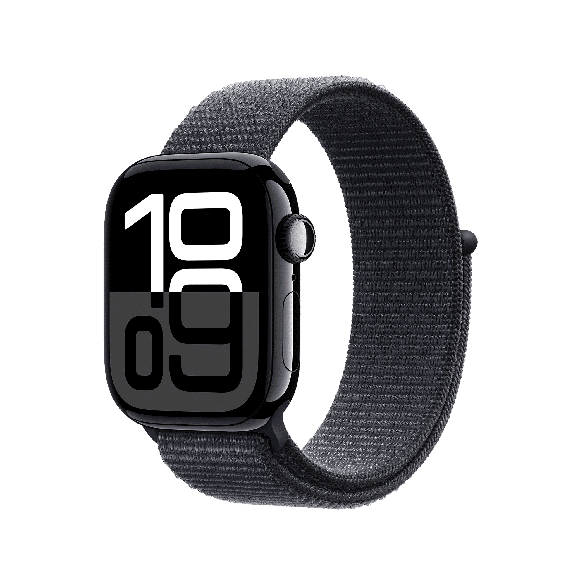 Apple Watch Series 10 GPS with Sport Loop (42mm Retina LTPO3 OLED Display, Jet Black Aluminium Case)_1