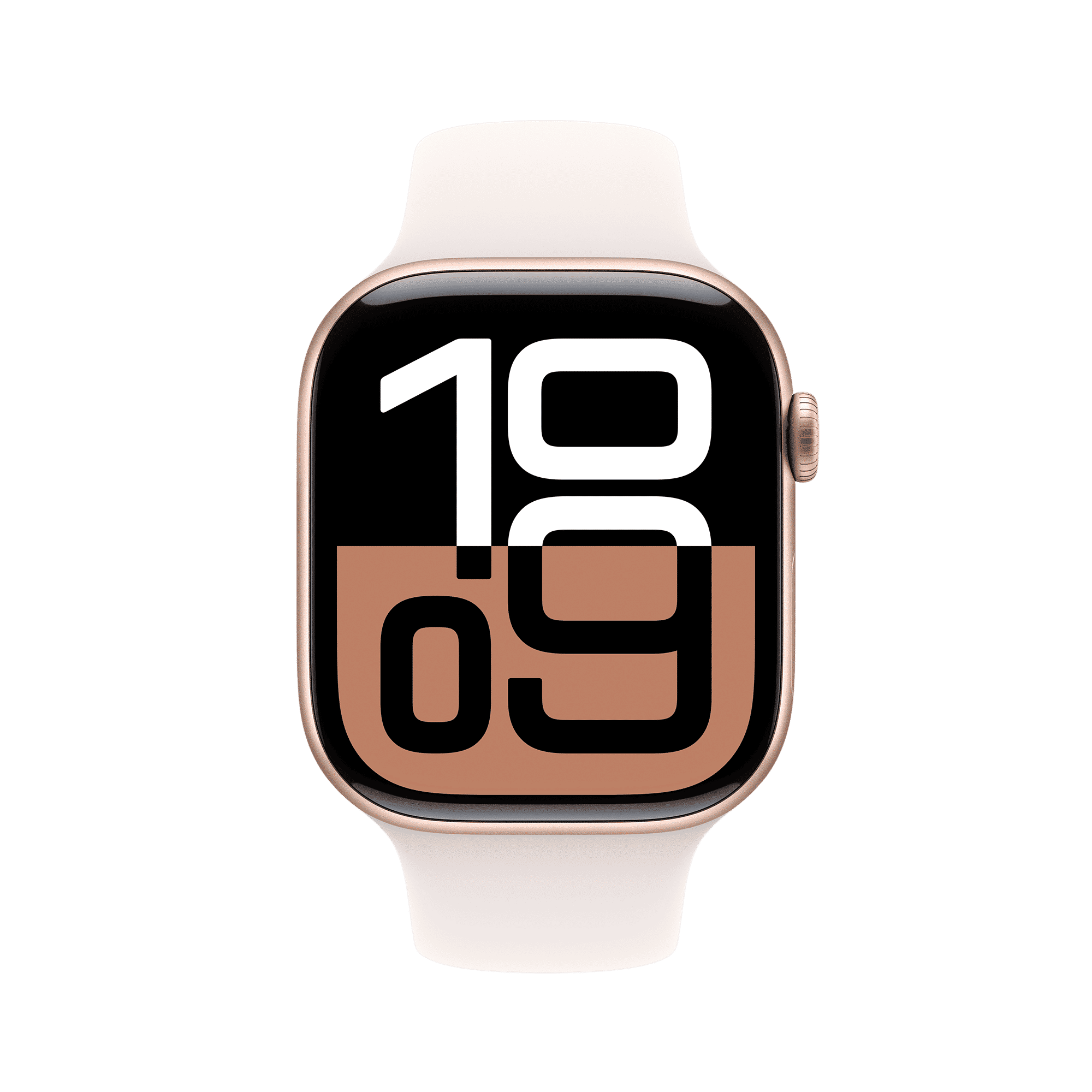 Apple Watch Series 10 GPS with Sport Band - S/M (46mm Retina LTPO3 OLED Display, Rose Gold Aluminium Case)_2