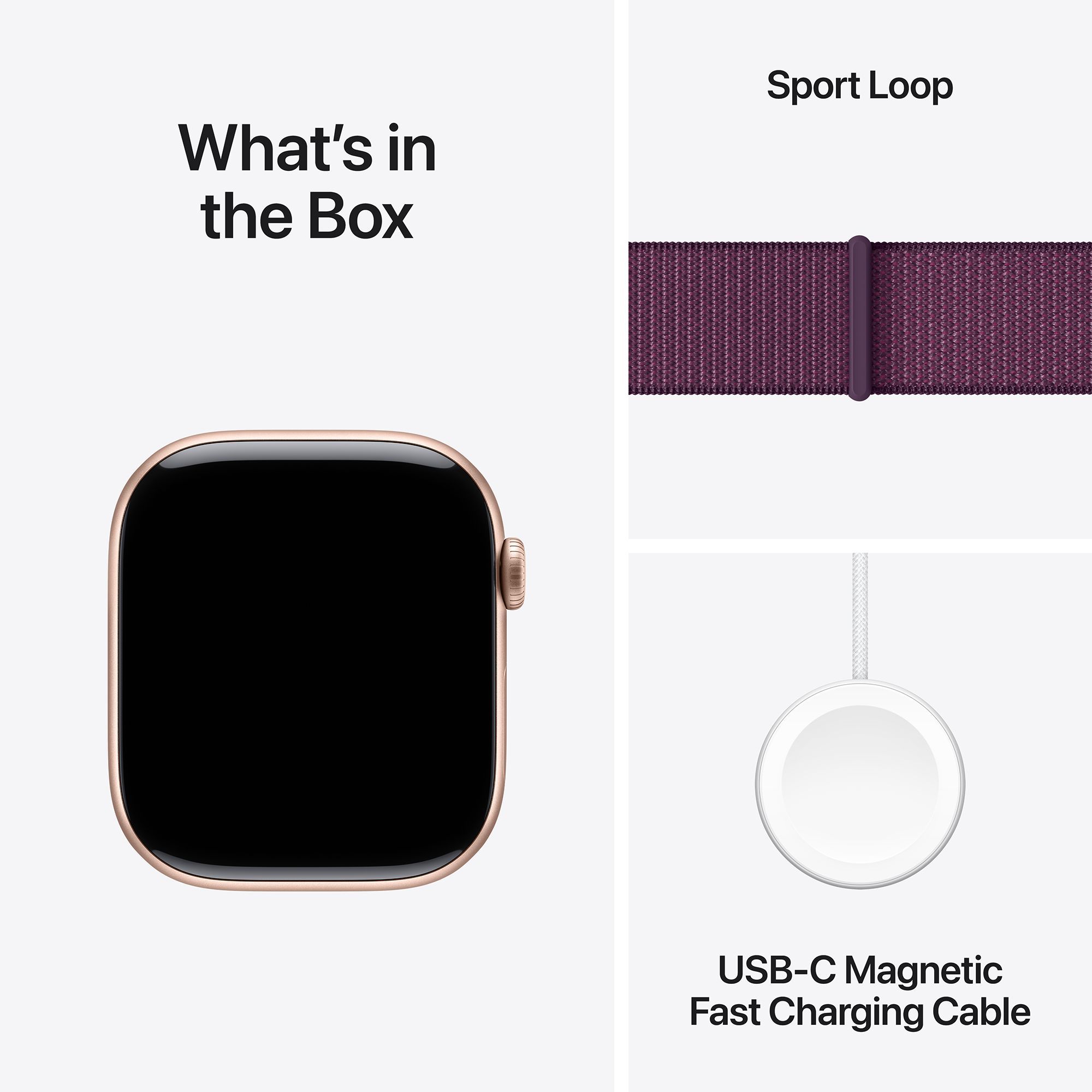 Apple Watch Series 10 GPS with Sport Loop (46mm Retina LTPO3 OLED Display, Rose Gold Aluminium Case)_9