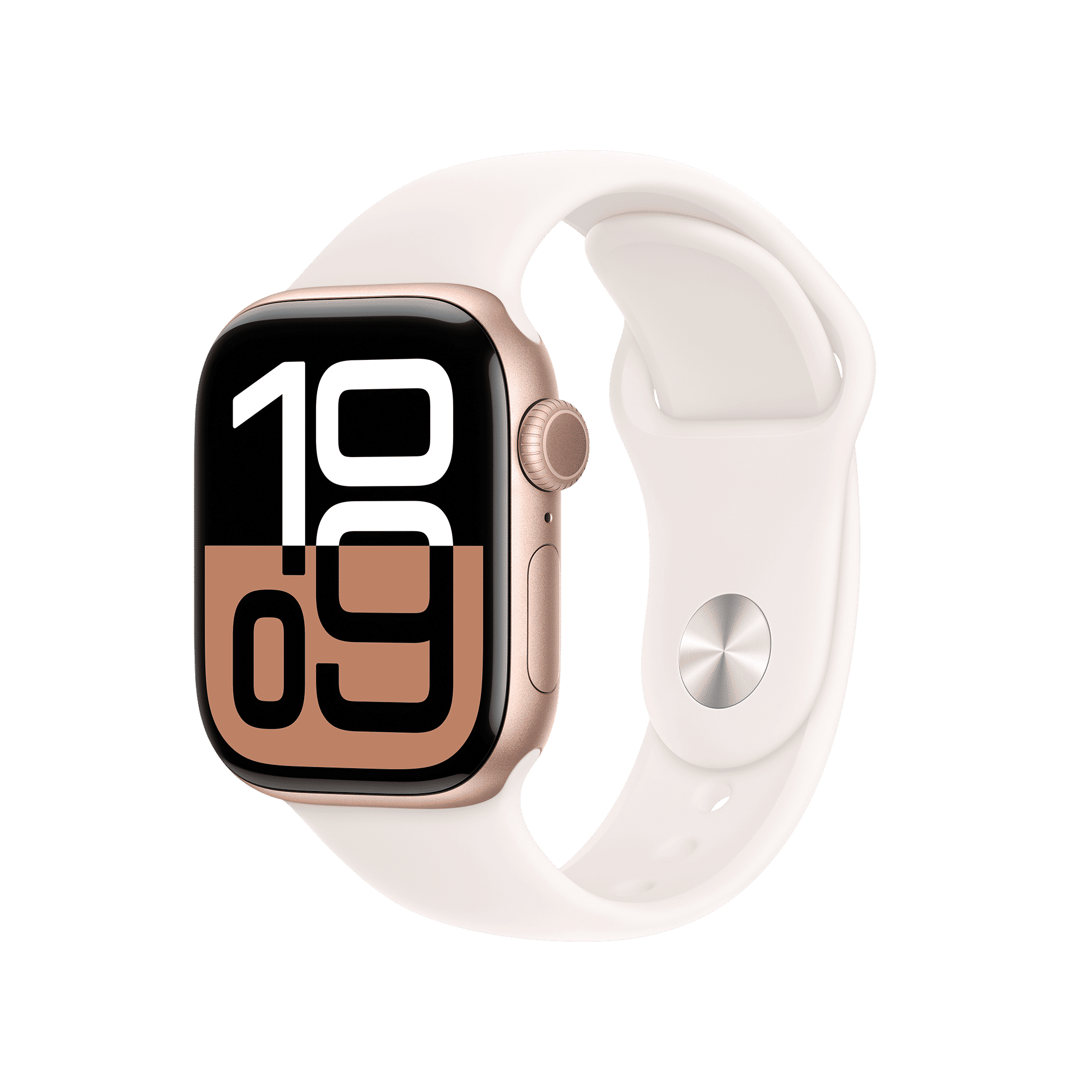 Apple Watch Series 10 GPS+Cellular with Sport Band - M/L (42mm Retina LTPO3 OLED Display, Rose Gold Aluminium Case)_1