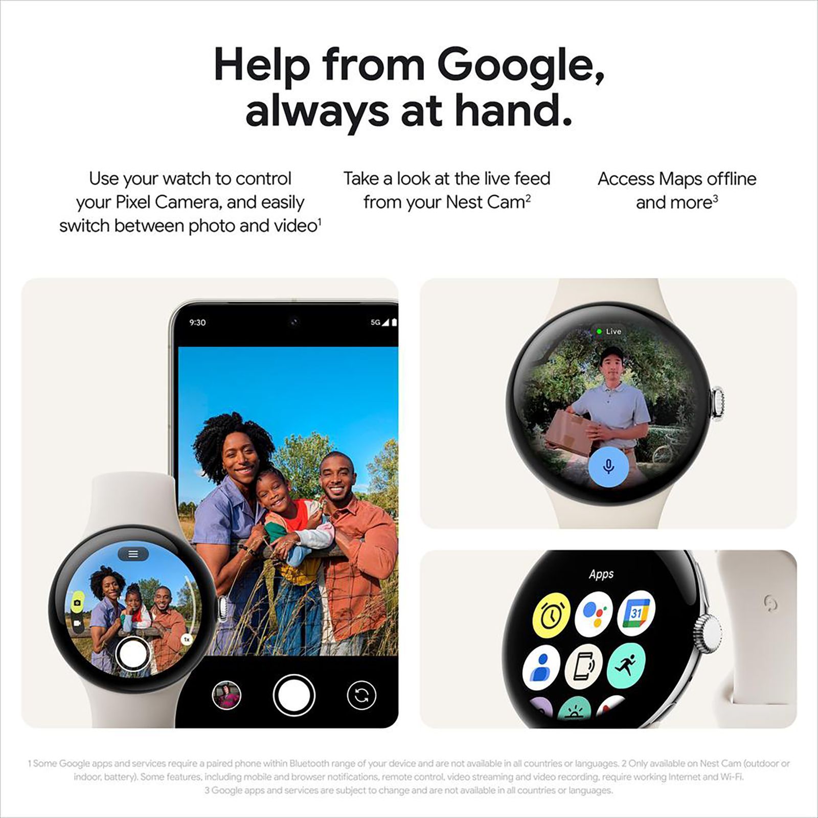 Google Pixel Watch 3 Wi-Fi+Bluetooth Wear OS 5.0 Smartwatch (41mm AMOLED Display, Snapdragon W5 Gen 1 Cortex-M33 co-processor, Fall Detection, Porcelain Active Band) Google Pixel Watch 3 Wi-Fi+Bluetooth Wear OS 5.0 Smartwatch (41mm AMOLED Display, Snapdragon W5 Gen 1 Cortex-M33 co-processor, Fall Detection, Porcelain Active Band)_13