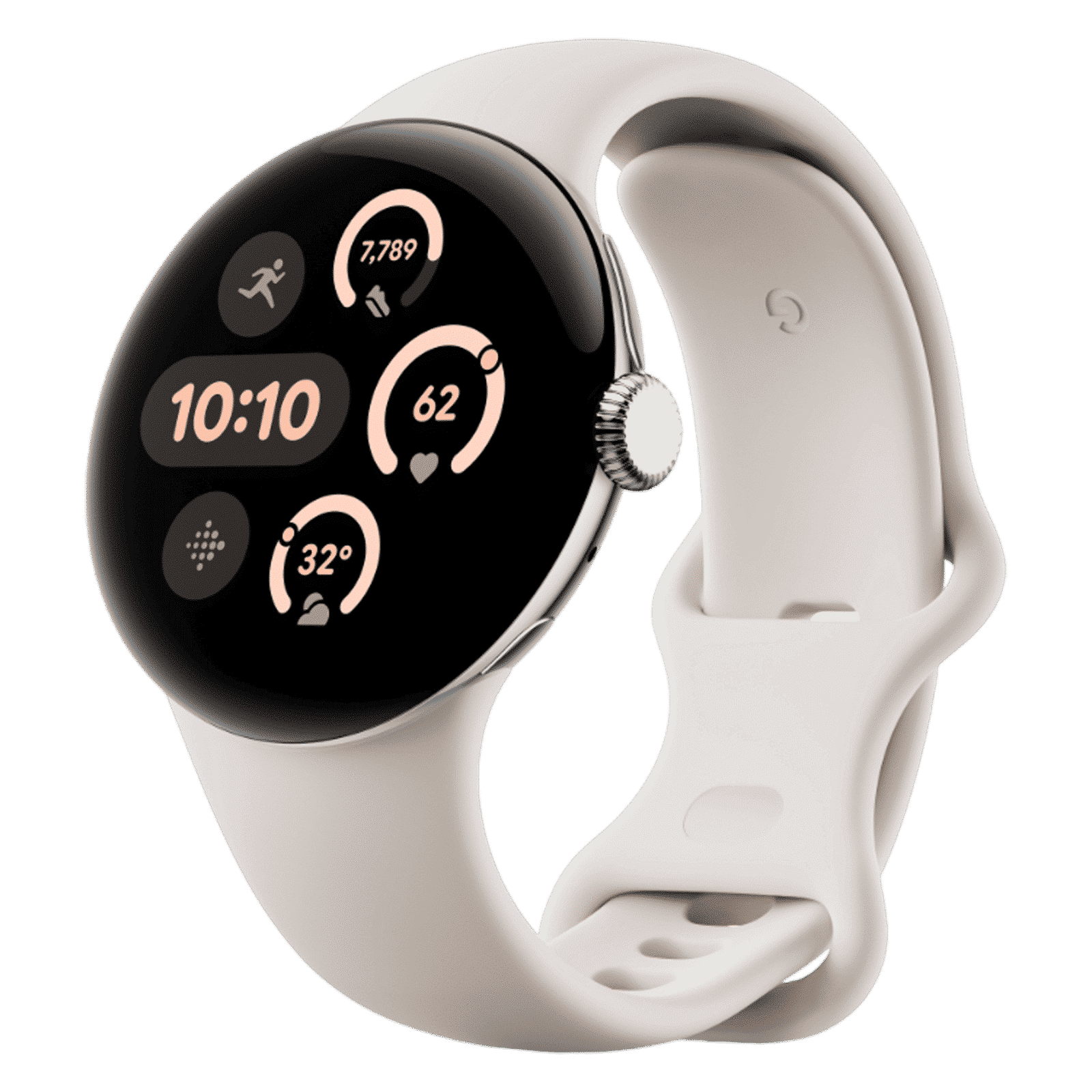 Google Pixel Watch 3 Wi-Fi+Bluetooth Wear OS 5.0 Smartwatch (41mm AMOLED Display, Snapdragon W5 Gen 1 Cortex-M33 co-processor, Fall Detection, Porcelain Active Band) Google Pixel Watch 3 Wi-Fi+Bluetooth Wear OS 5.0 Smartwatch (41mm AMOLED Display, Snapdragon W5 Gen 1 Cortex-M33 co-processor, Fall Detection, Porcelain Active Band)_3