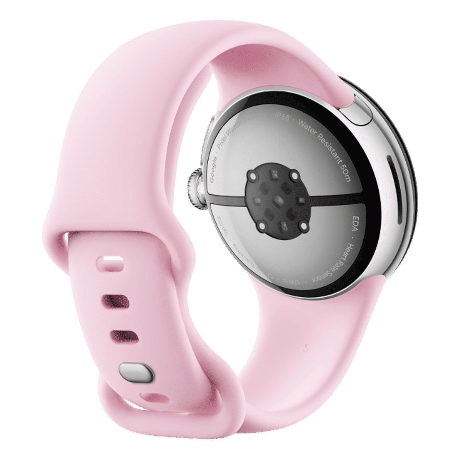 Google Pixel Watch 3 Wi-Fi+Bluetooth Wear OS 5.0 Smartwatch (41mm AMOLED Display, Snapdragon W5 Gen 1 Cortex-M33 co-processor, Fall Detection, Rose Quartz Active Band)_6