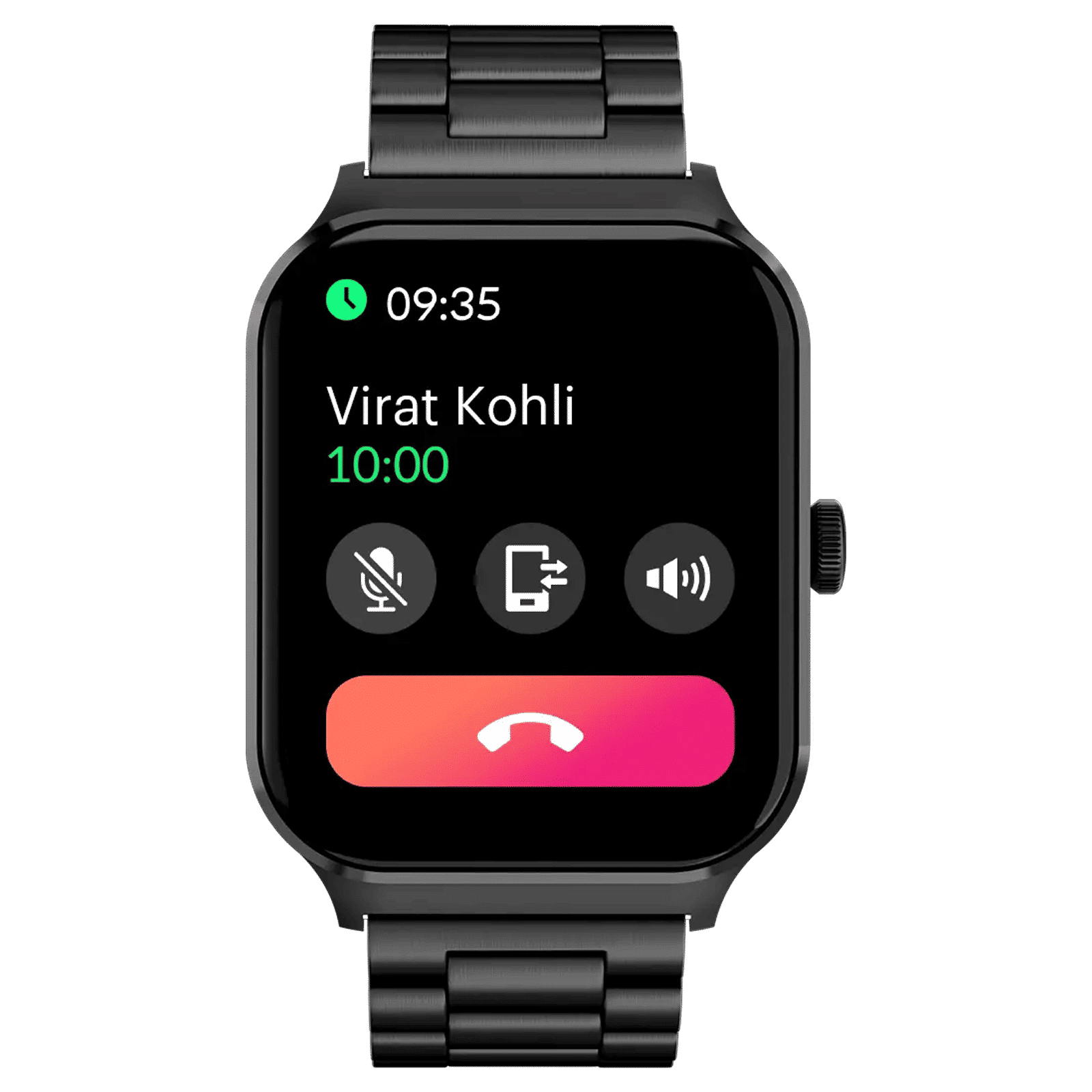 noise Canvas Elite Smartwatch with Bluetooth Calling (49.7mm TFT Display, IP67 Water Resistant, Metal Black Strap)_1