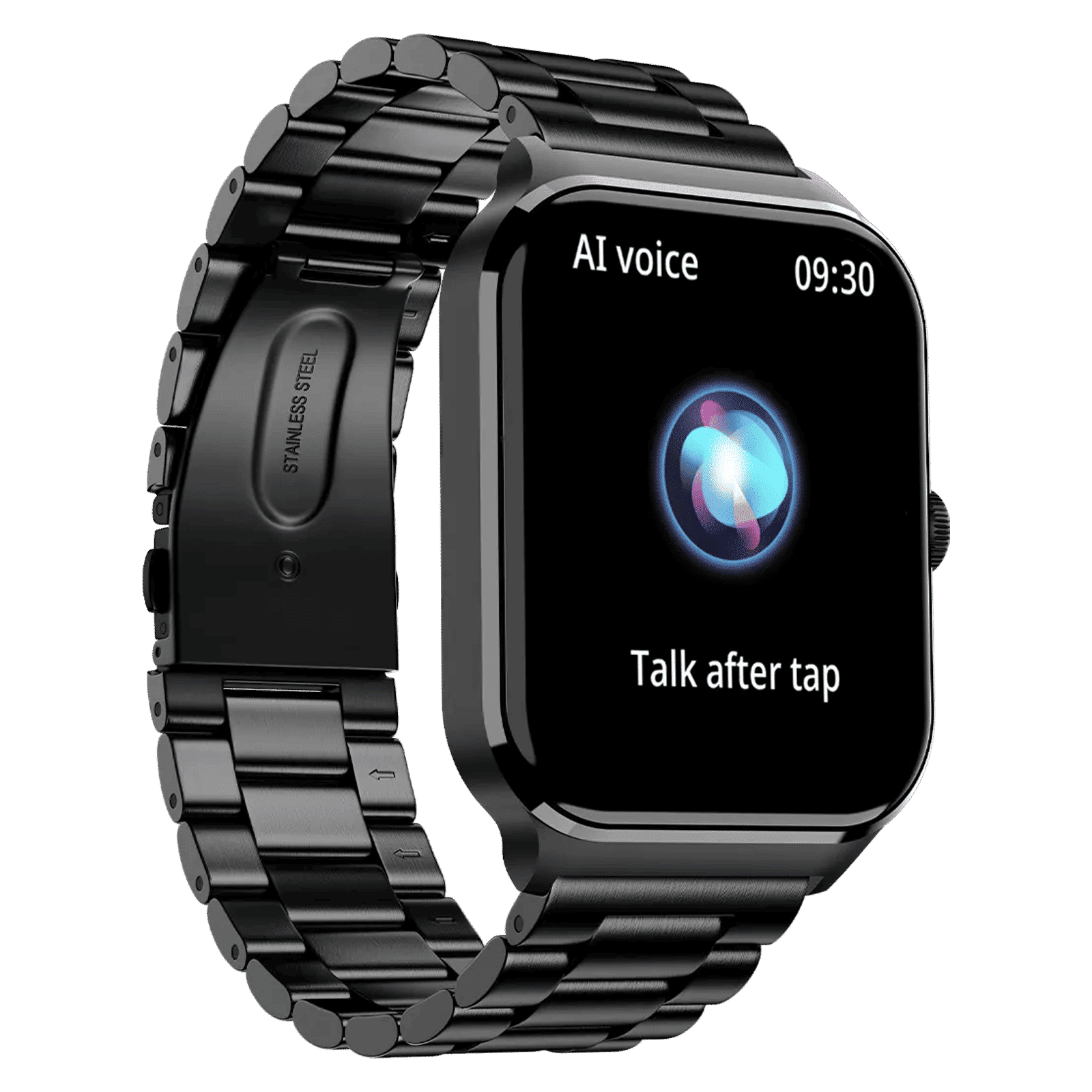 noise Canvas Elite Smartwatch with Bluetooth Calling (49.7mm TFT Display, IP67 Water Resistant, Metal Black Strap)_4