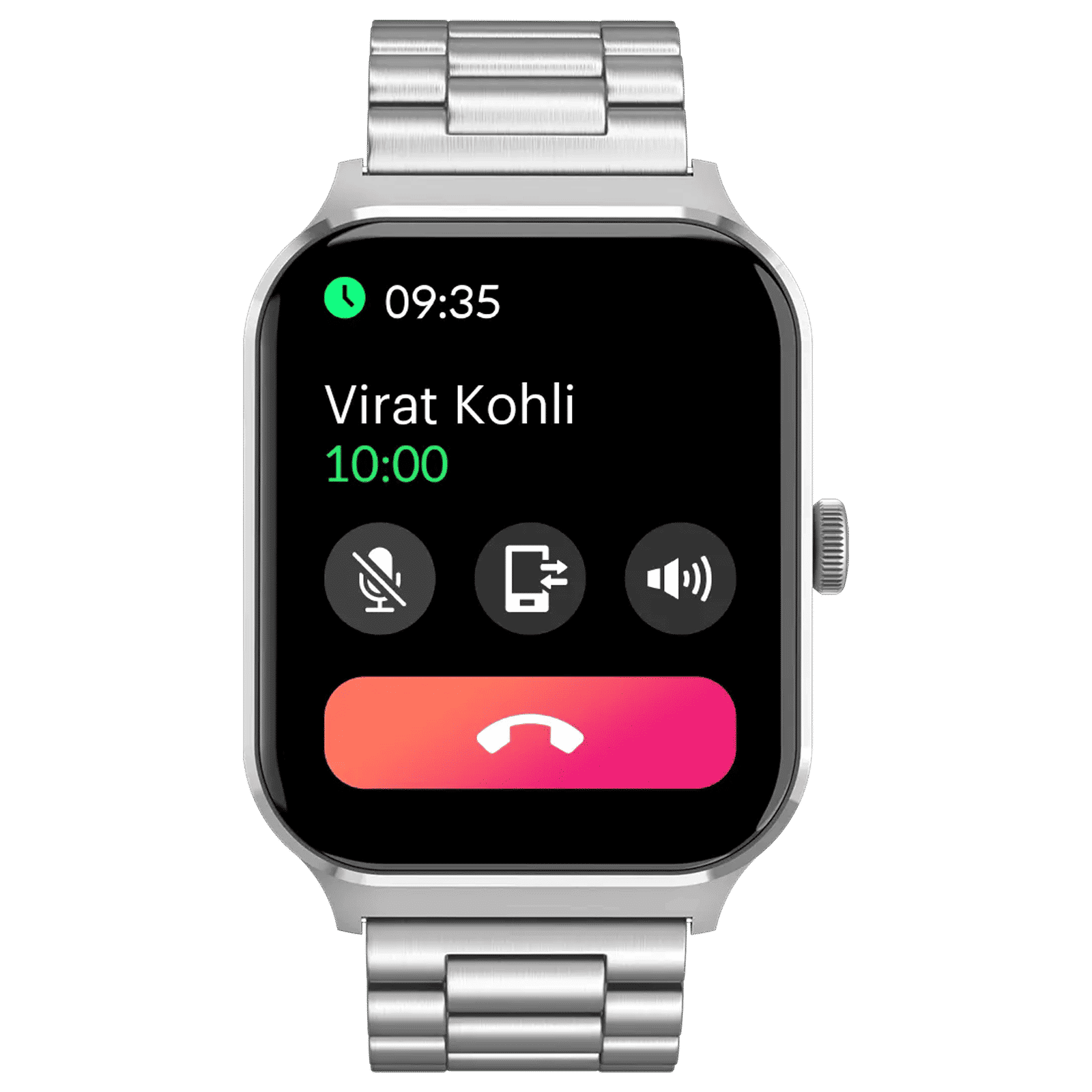 noise Canvas Elite Smartwatch with Bluetooth Calling (49.7mm TFT Display, IP67 Water Resistant, Metal Silver Strap)_1