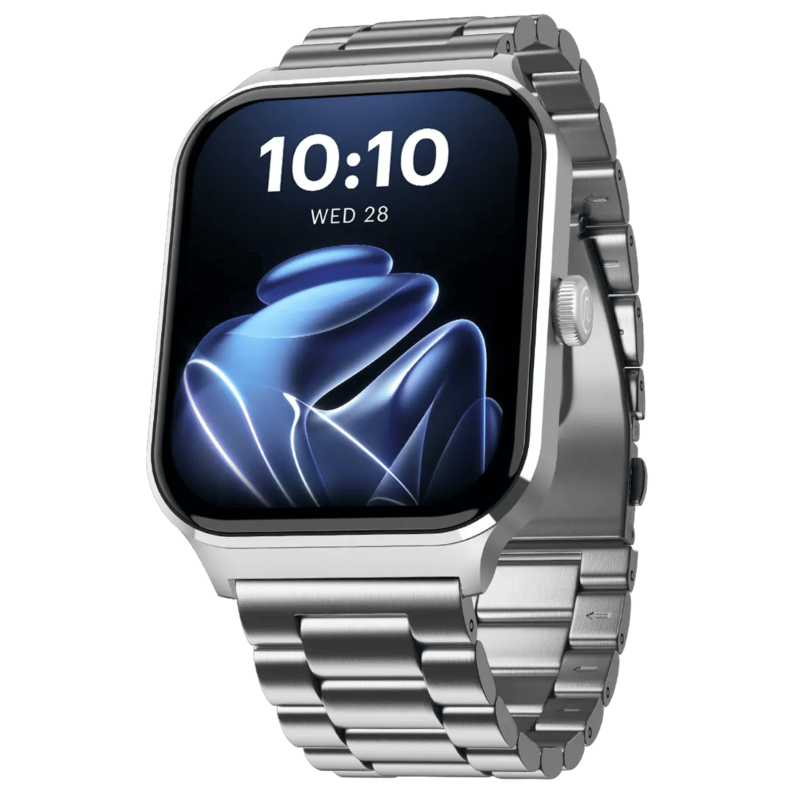 noise Canvas Elite Smartwatch with Bluetooth Calling (49.7mm TFT Display, IP67 Water Resistant, Metal Silver Strap)_3