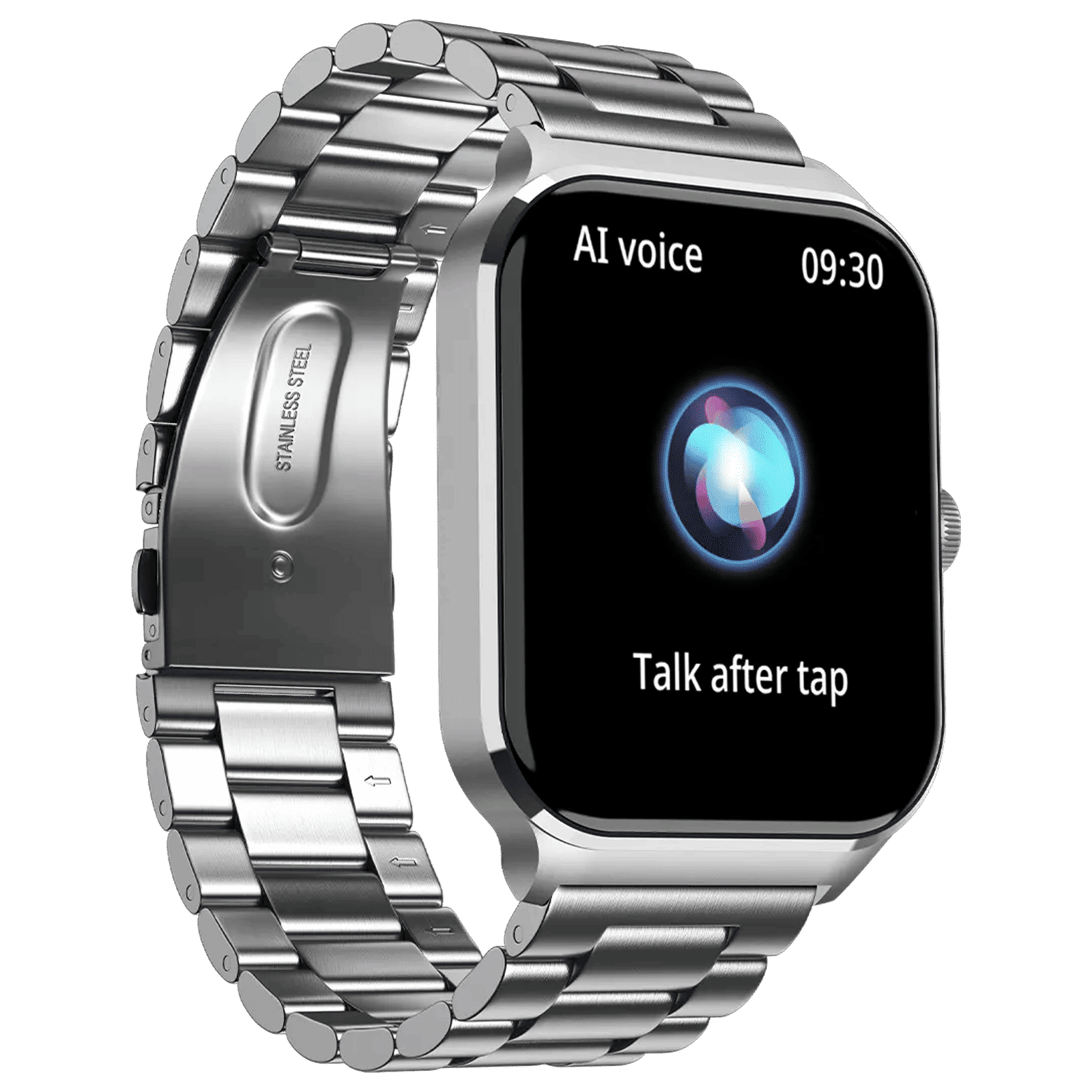 noise Canvas Elite Smartwatch with Bluetooth Calling (49.7mm TFT Display, IP67 Water Resistant, Metal Silver Strap)_4