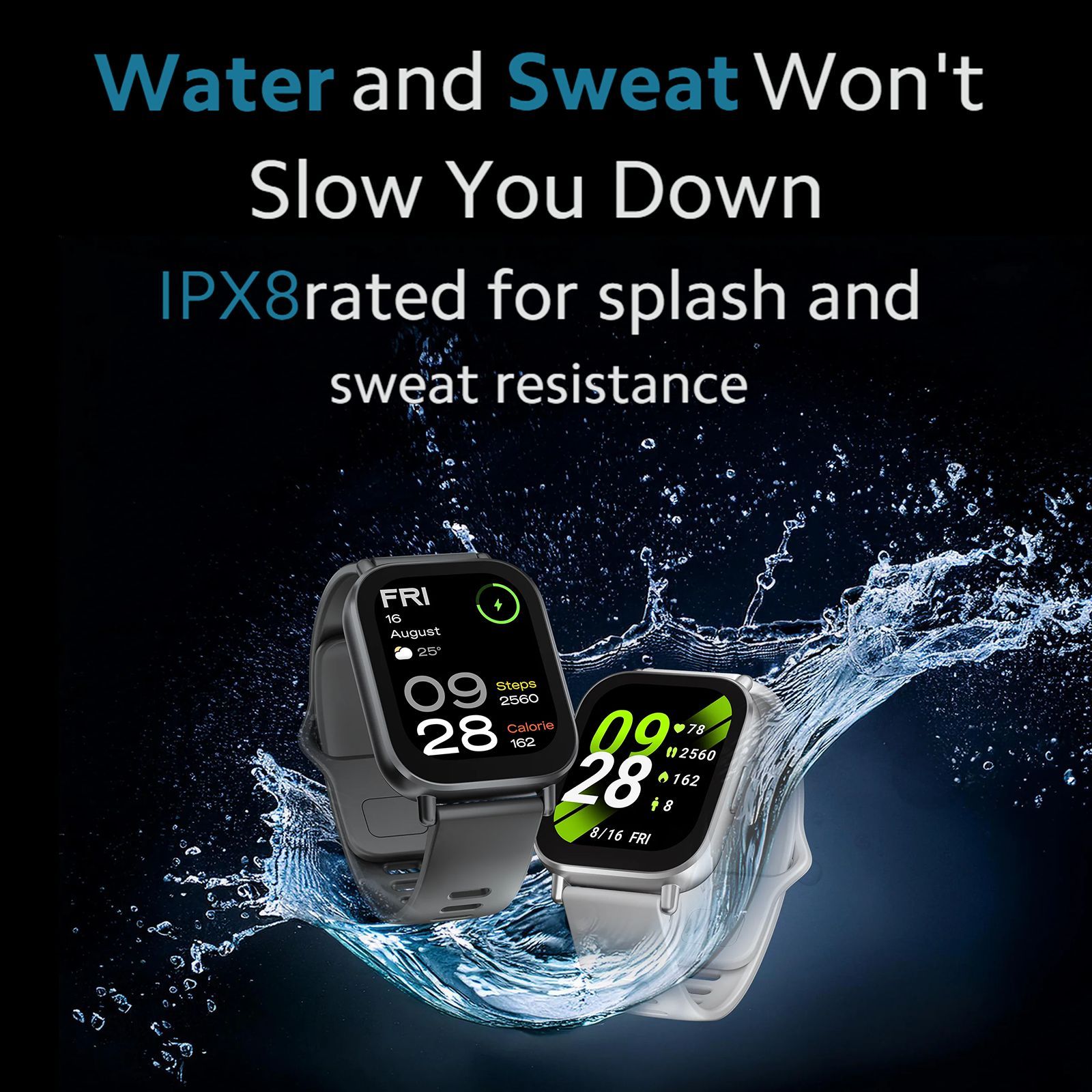 Redmi Watch 5 Active Smartwatch with Bluetooth Calling (50.8mm LCD Display, IPX8 Water Resistant, Matte Silver Strap)_9