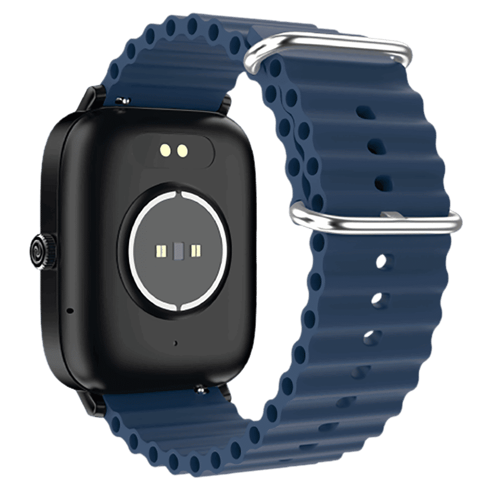 noise Ripple Silicon Strap for noise ColorFit, Mettalix, Noisefit, Force Plus & Endeavour (22mm) (Sweat Resistant, Dark Blue) noise Ripple Silicon Strap for noise ColorFit, Mettalix, Noisefit, Force Plus & Endeavour (22mm) (Sweat Resistant, Dark Blue)_3