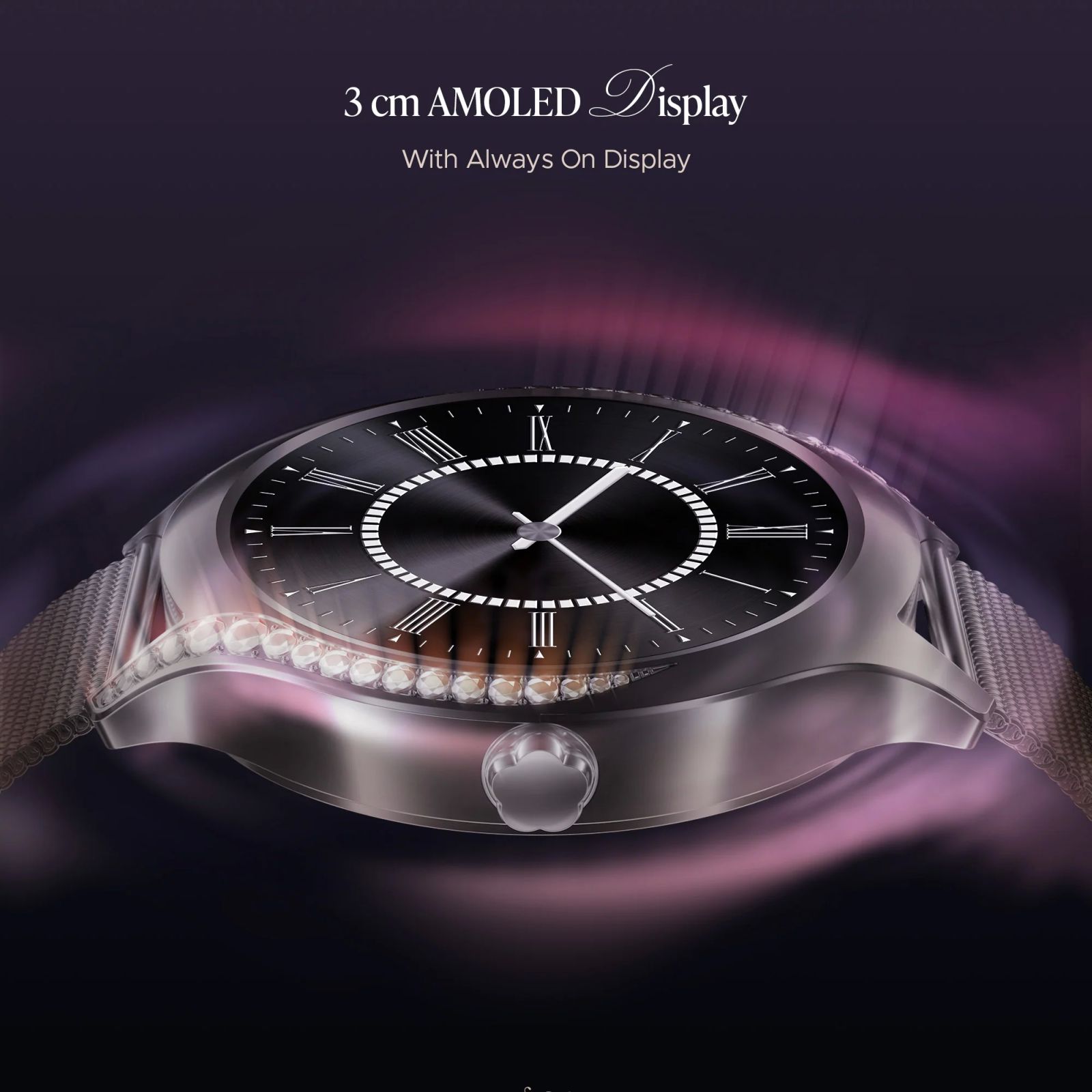 boAt Enigma Gem Smartwatch with Bluetooth Calling (30.2mm AMOLED Display, IP67 Water Resistant, Metallic Silver Strap) boAt Enigma Gem Smartwatch with Bluetooth Calling (30.2mm AMOLED Display, IP67 Water Resistant, Metallic Silver Strap)_4