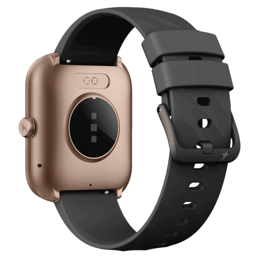 fastrack Kruz Plus Smartwatch with Functional Crown (48.5mm Super HD Display, Black Strap)_4