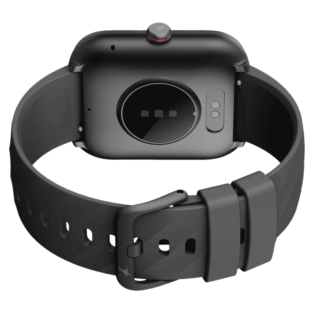 fastrack Kruz Plus Smartwatch with Functional Crown (48.5mm Super HD Display, Black Strap)_4