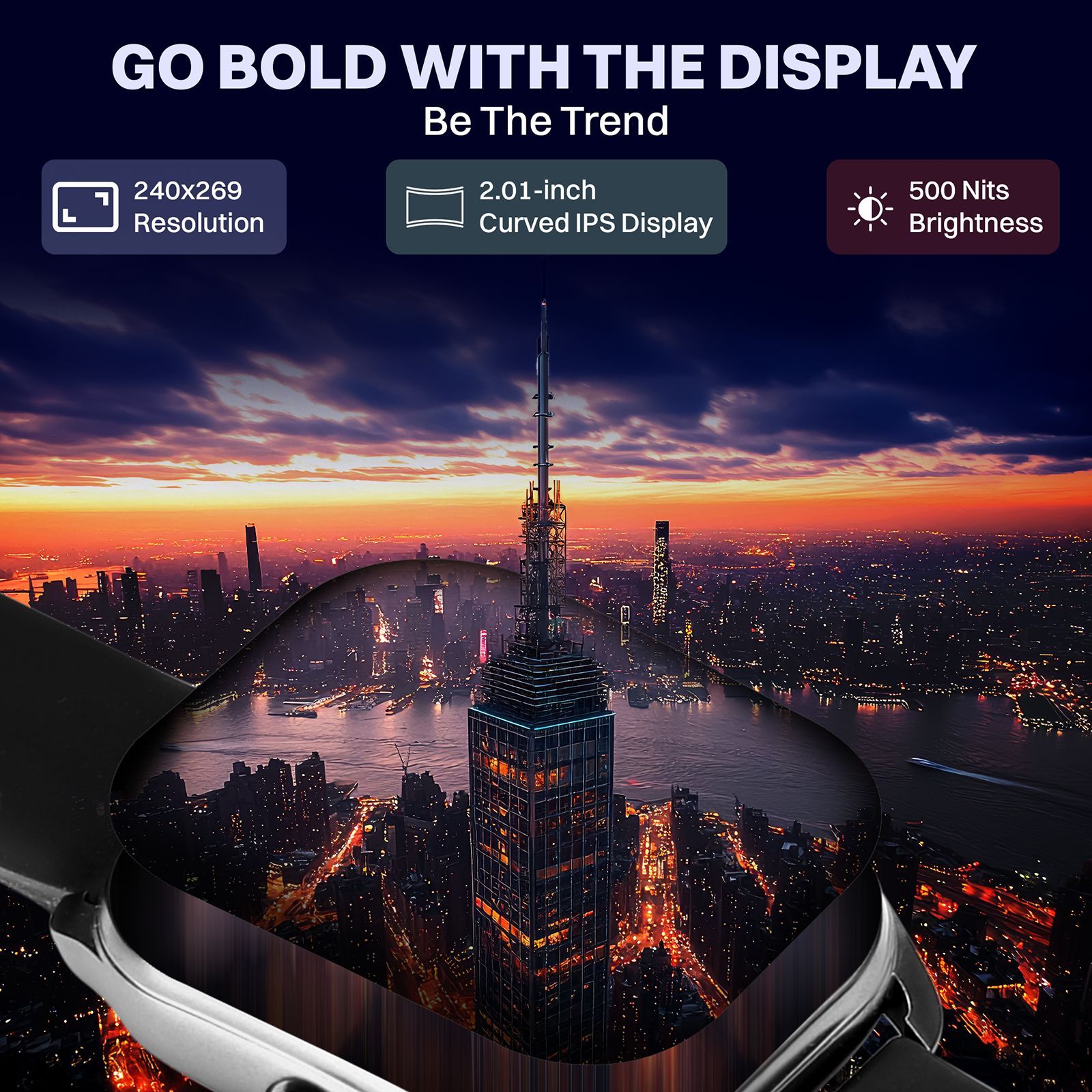 Croma Squad CS Smartwatch with Bluetooth Calling (2025 Model, 51.05mm Curved IPS Display, IP68 Water Resistant, Black) Croma Squad CS Smartwatch with Bluetooth Calling (2025 Model, 51.05mm Curved IPS Display, IP68 Water Resistant, Black)_5