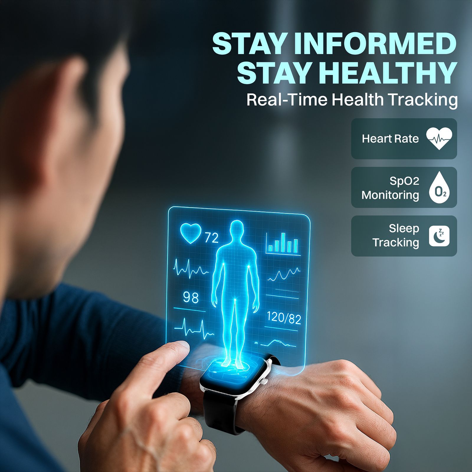 Croma Squad CS Smartwatch with Bluetooth Calling (2025 Model, 51.05mm Curved IPS Display, IP68 Water Resistant, Black) Croma Squad CS Smartwatch with Bluetooth Calling (2025 Model, 51.05mm Curved IPS Display, IP68 Water Resistant, Black)_8