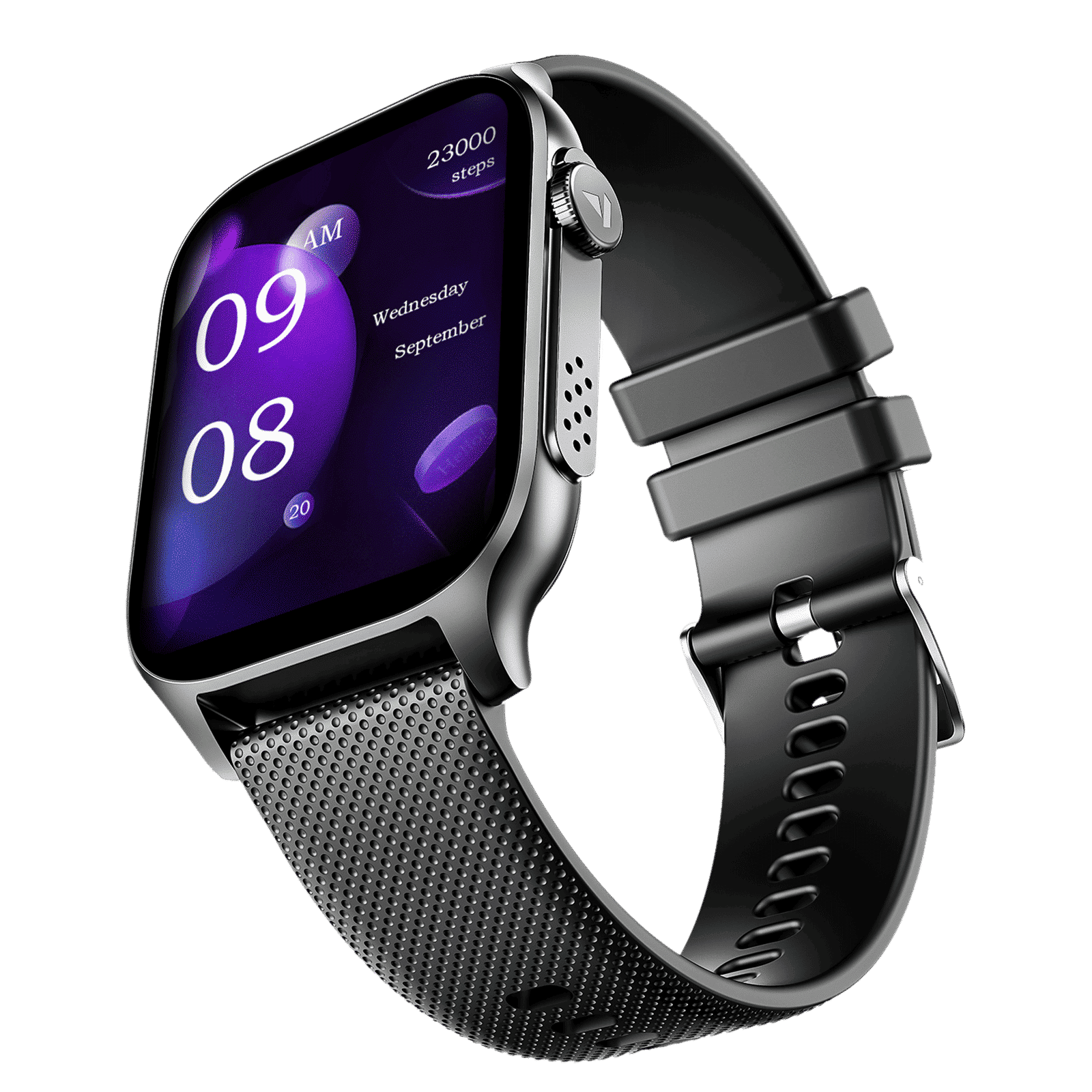 boAt Ultima Ember Smartwatch with Bluetooth Calling (49.7mm AMOLED Display, IP68 Water Resistant, Bold Black Strap)_1