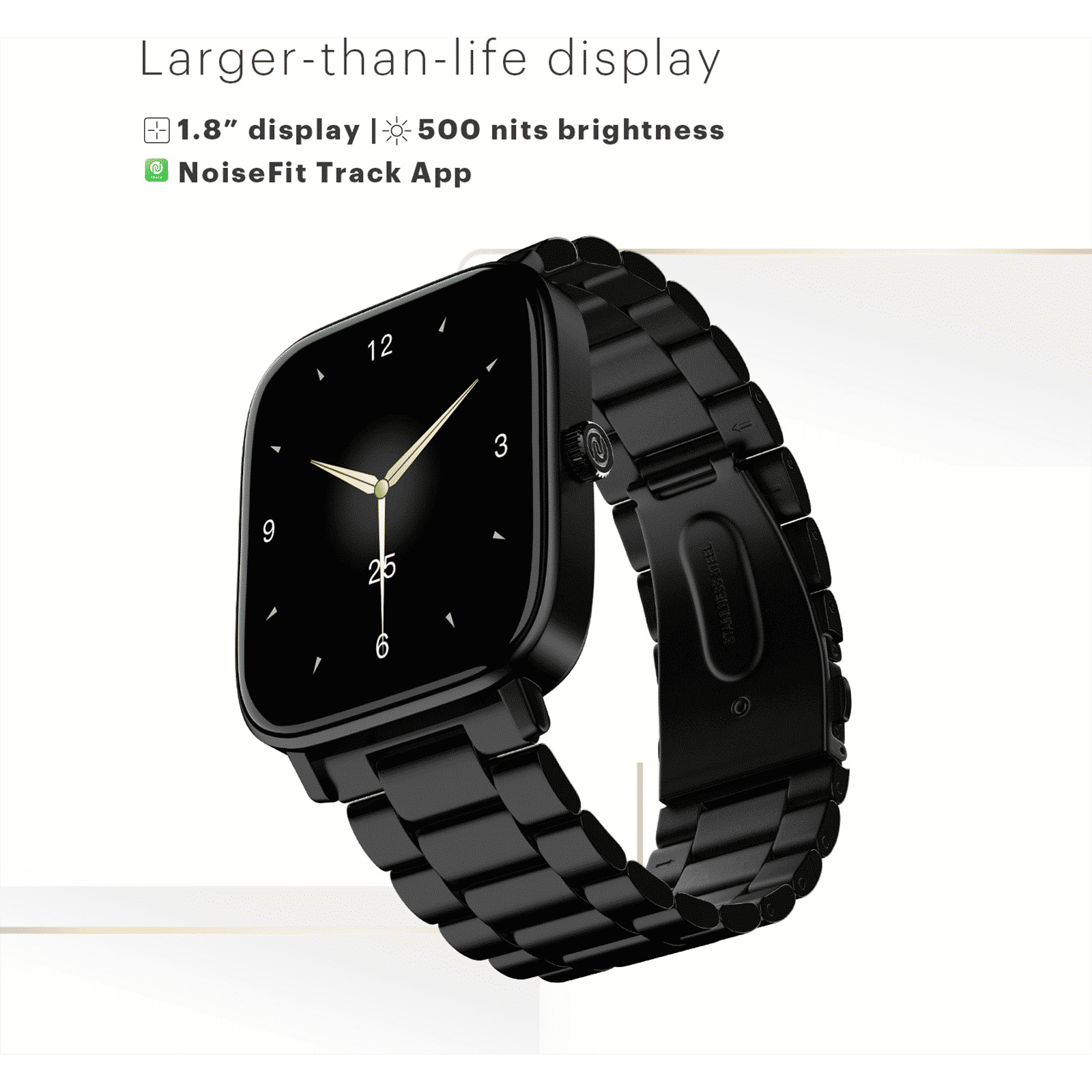 noise ColorFit Pulse 2 Pro Elite Smartwatch with Bluetooth Calling (45.7mm LCD Display, IP67 Water Resistance, Black Strap)_4