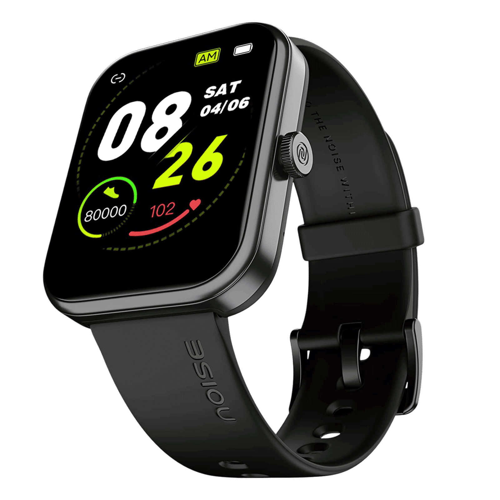 noise ColorFit Victor 2025 Smartwatch with Bluetooth Calling (46.9mm TFT LCD Display, IP68 Water Resistant, Jet Black Strap)_1