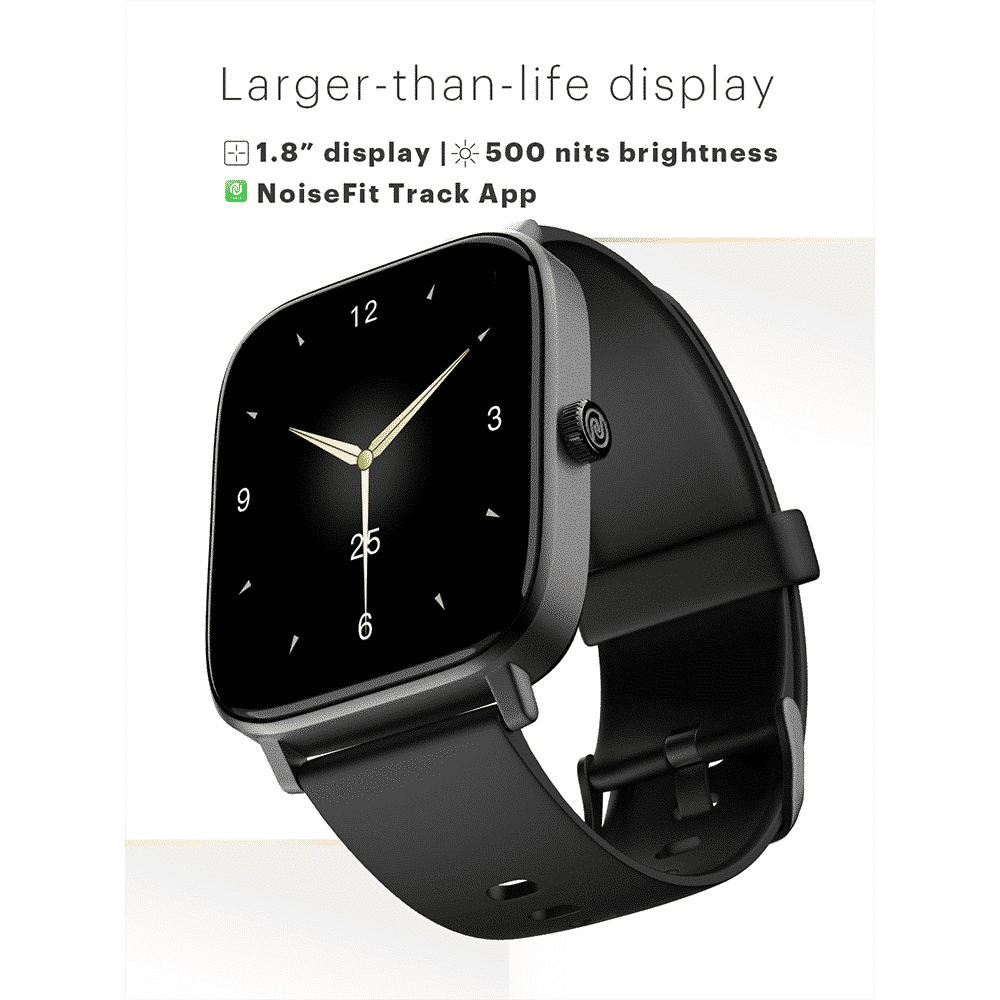 noise ColorFit Victor 2025 Smartwatch with Bluetooth Calling (46.9mm TFT LCD Display, IP68 Water Resistant, Jet Black Strap) noise ColorFit Victor 2025 Smartwatch with Bluetooth Calling (46.9mm TFT LCD Display, IP68 Water Resistant, Jet Black Strap)_4