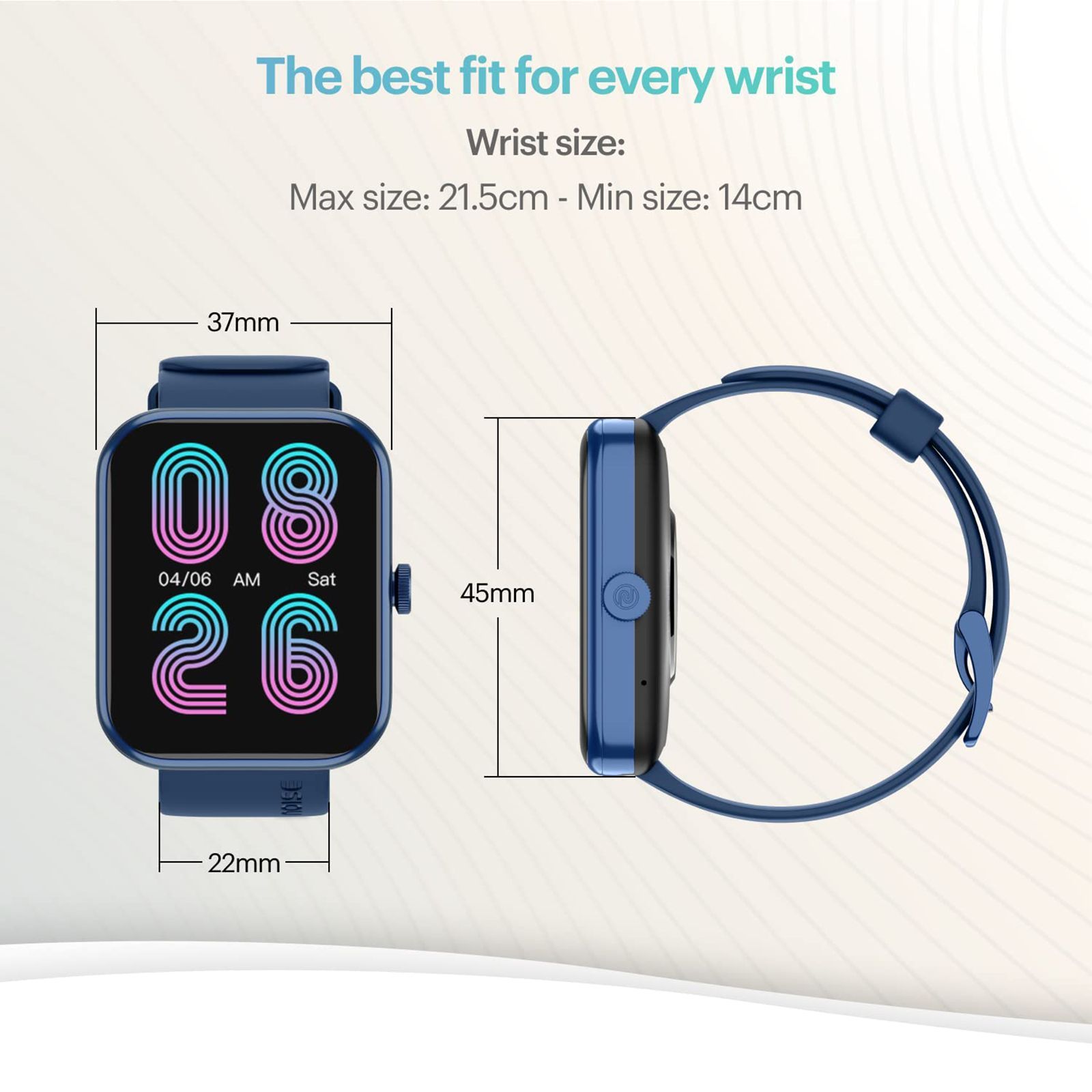 noise ColorFit Victor 2025 Smartwatch with Bluetooth Calling (46.9mm TFT LCD Display, IP68 Water Resistant, Jet Black Strap)_8