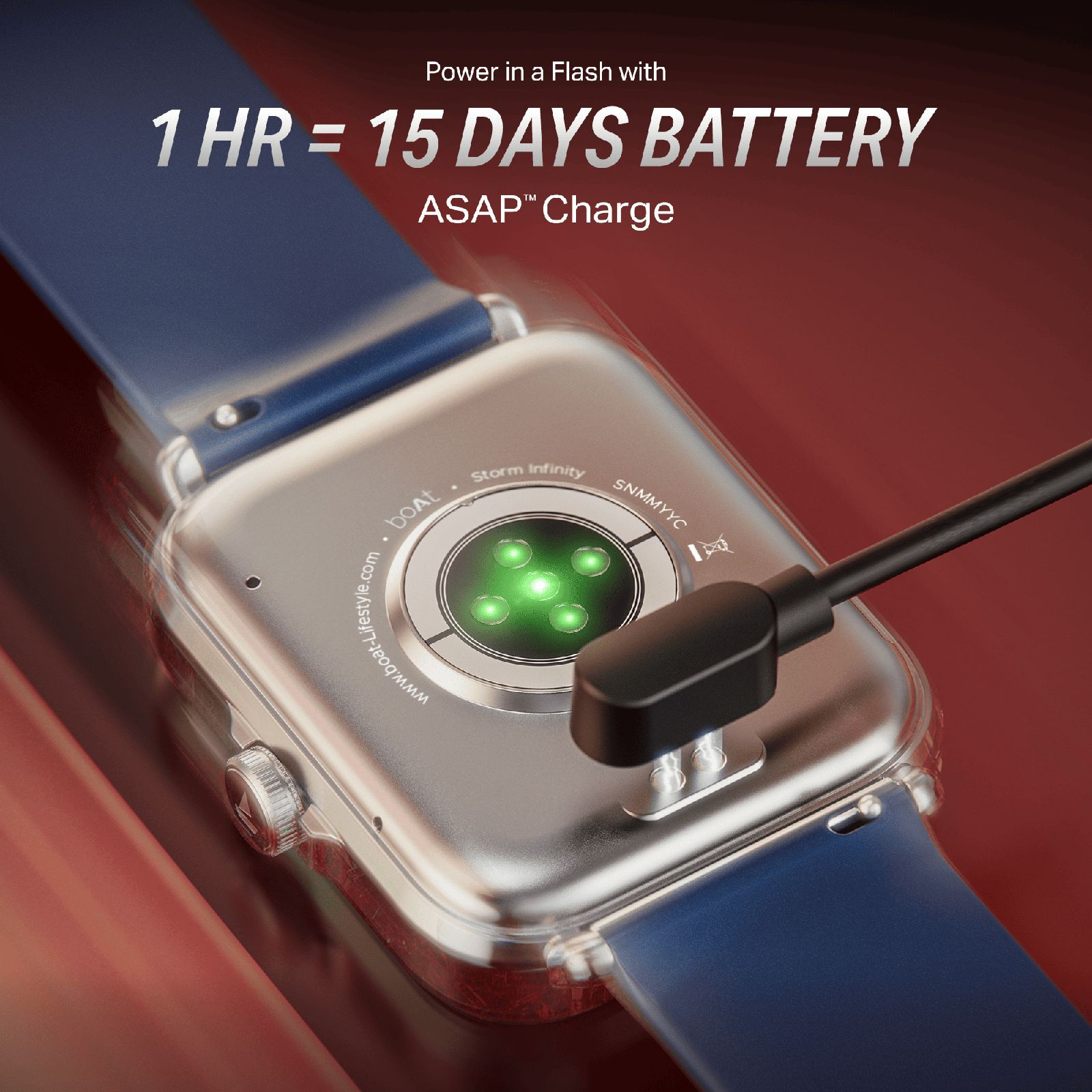 boAt Storm Infinity Smartwatch with Bluetooth Calling (46.48mm HD Display, IP68 Dust, Sweat and Splash Proof, Deep Blue)_13