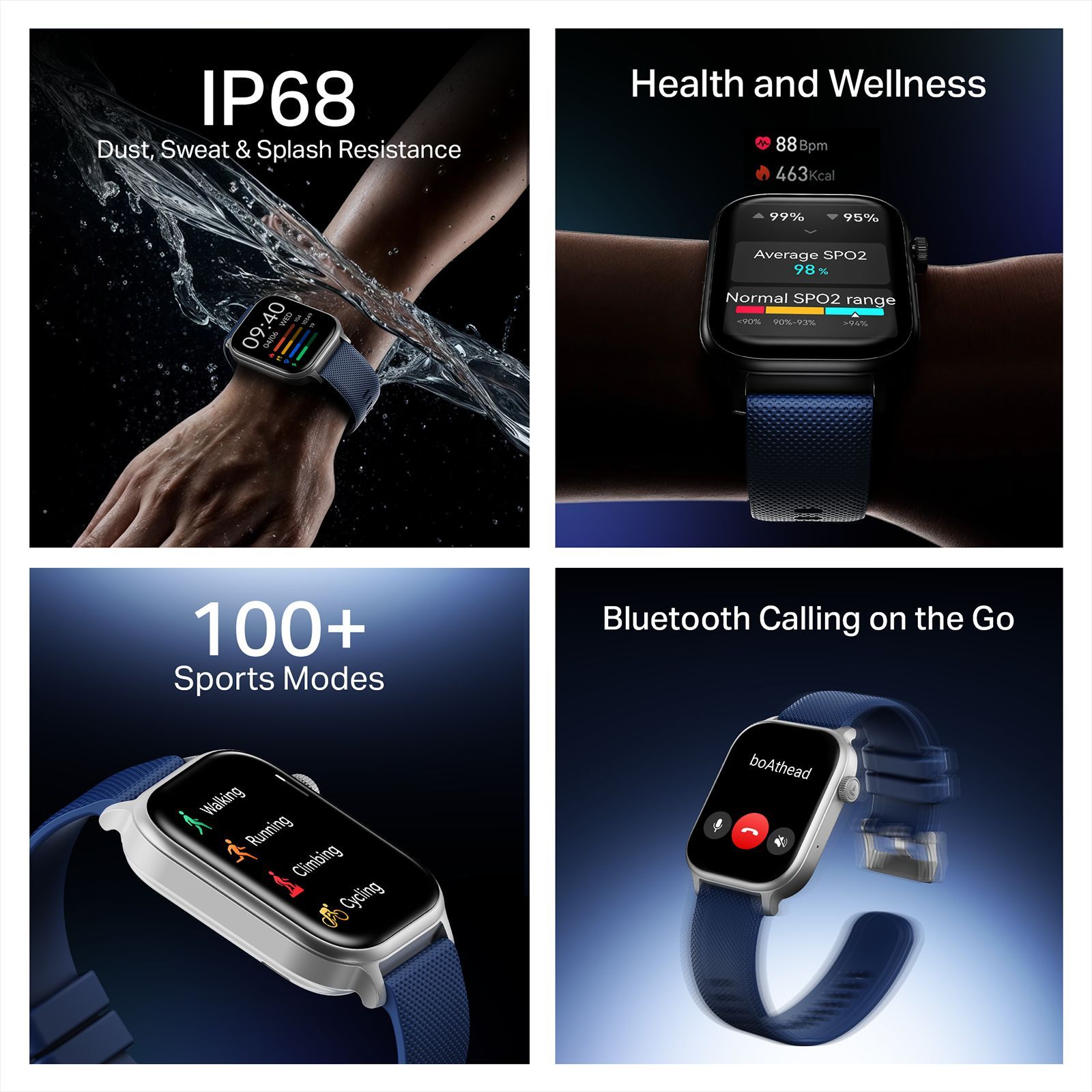 boAt Storm Infinity Smartwatch with Bluetooth Calling (46.48mm HD Display, IP68 Dust, Sweat and Splash Proof, Deep Blue)_20